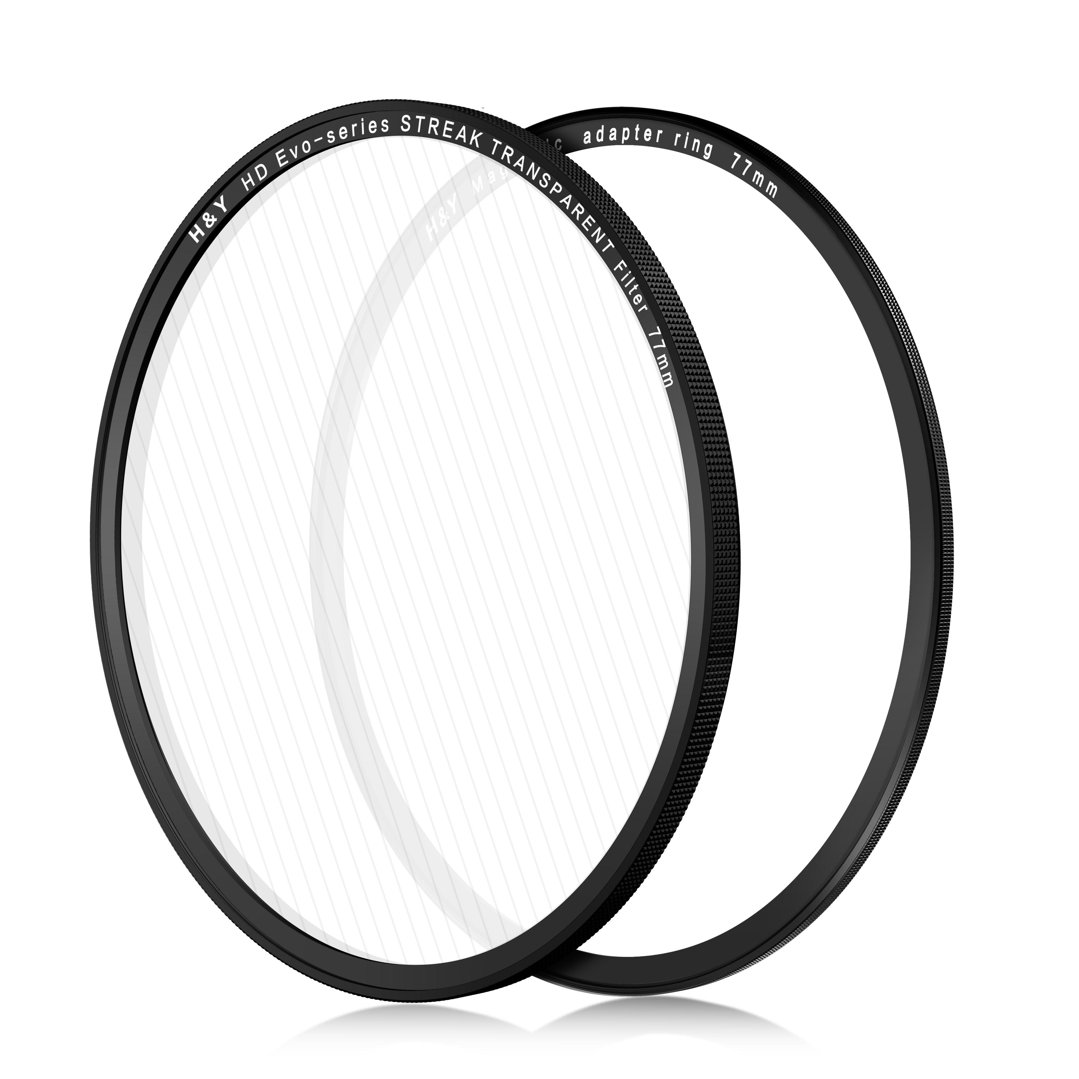 H&Y EVO系列 磁紋二合一 透明拉絲鏡