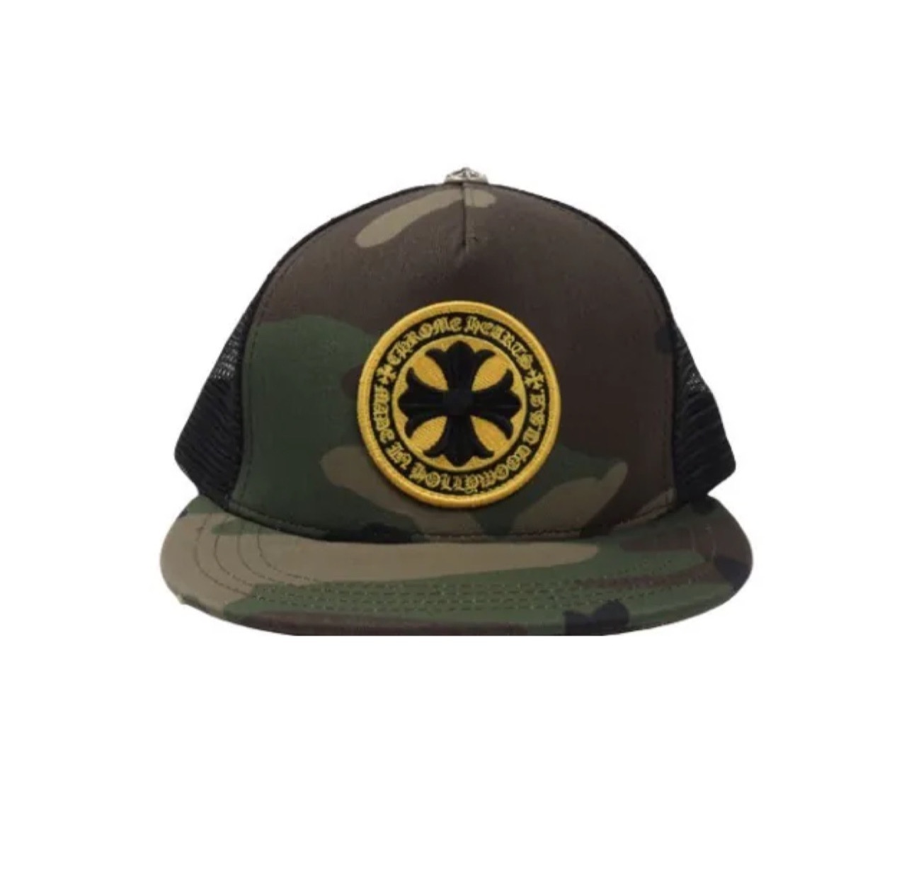 Chrome Hearts Cross Patch Trucker Hat Camo(附購證)