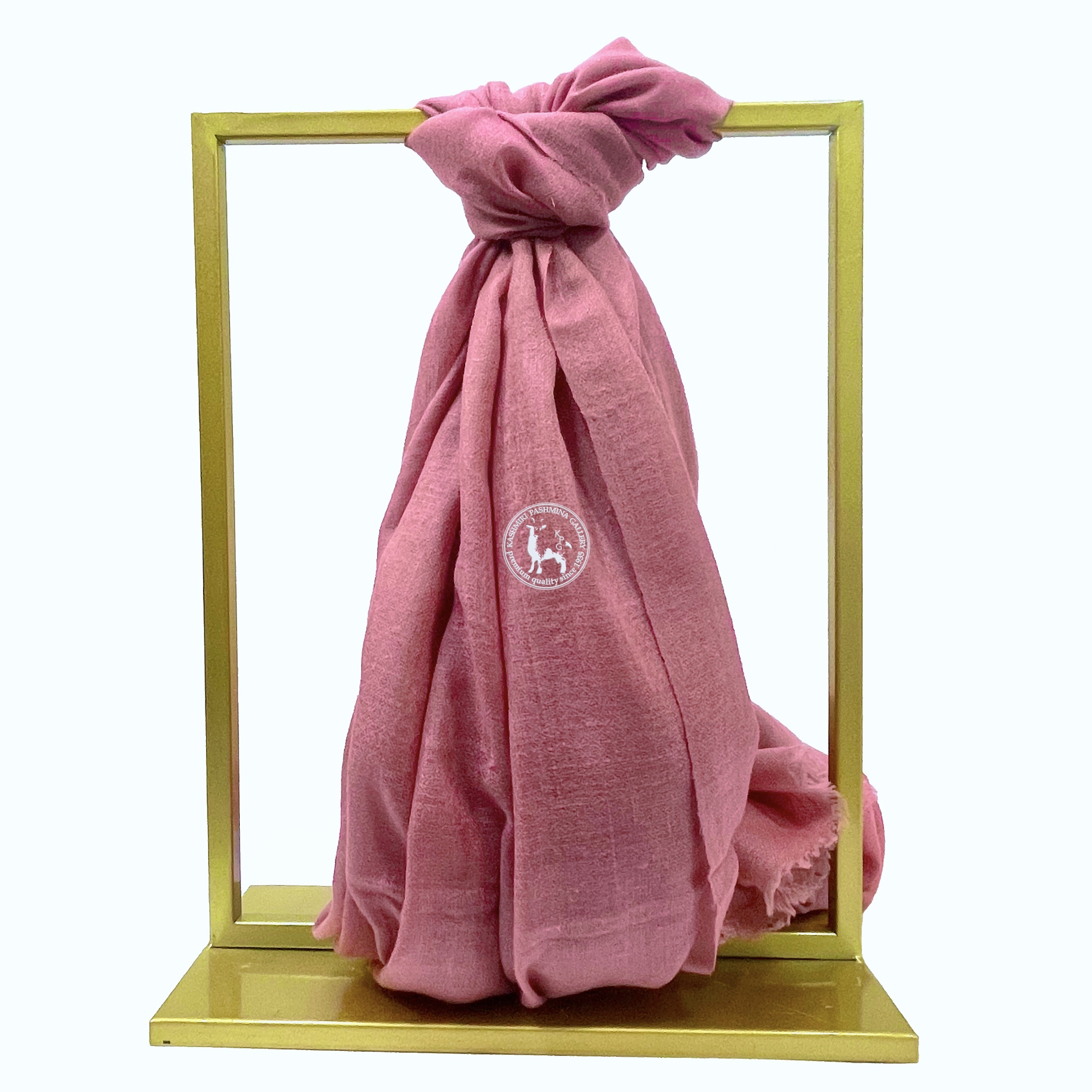 灰紫紅天然駝色底手捻喀什米爾Shahmina披肩圍巾