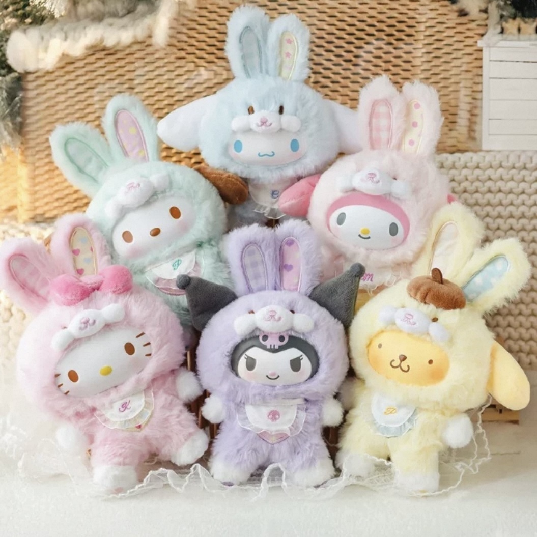 TOP TOY X SANRIO 三麗鷗 三代精靈兔 兔寶寶 毛絨盲盒 毛絨吊飾