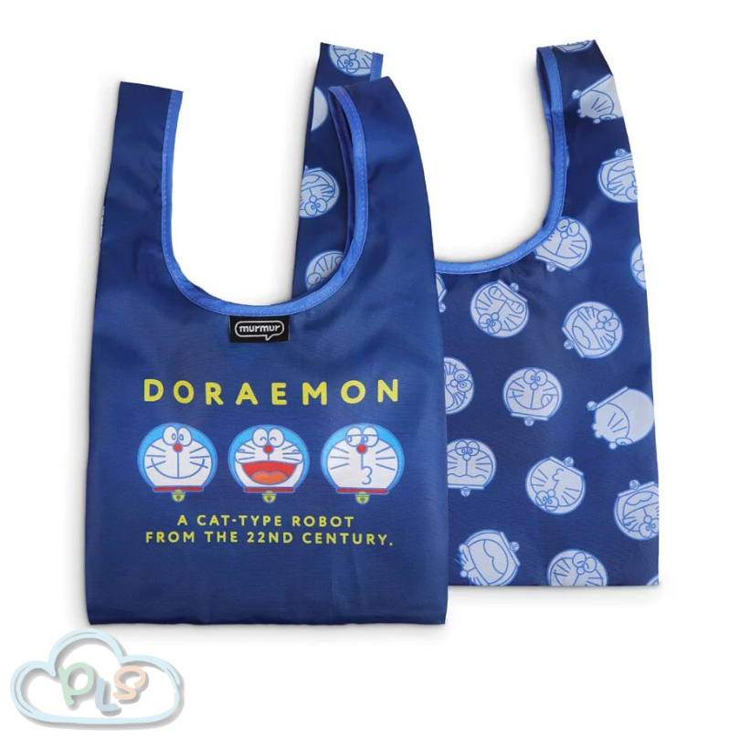 現貨 環保購物袋 表情 多啦A夢 Murmur 藍色 #30081
