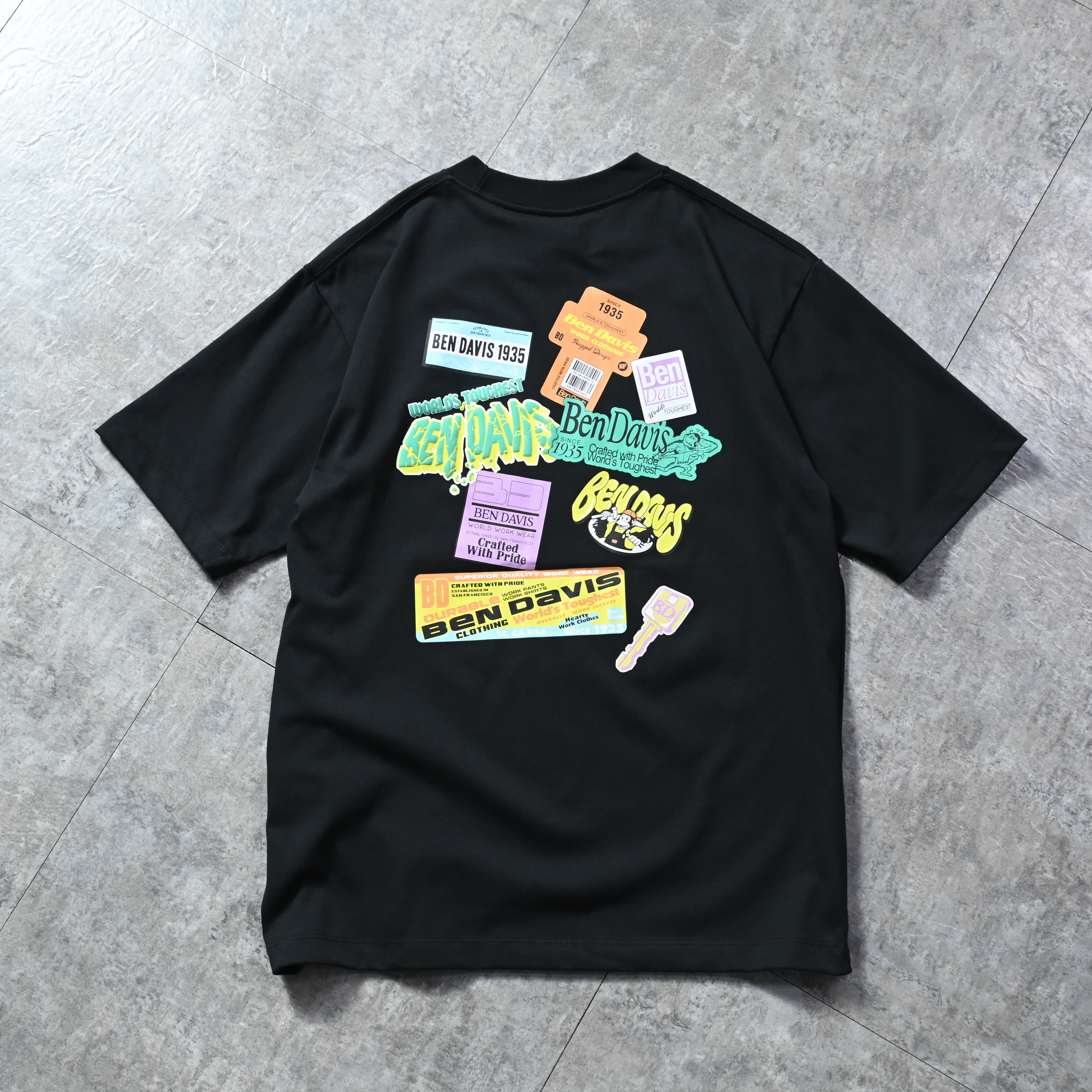 Ben Davis JP Fridge Door Back Side Cool Touch Tee