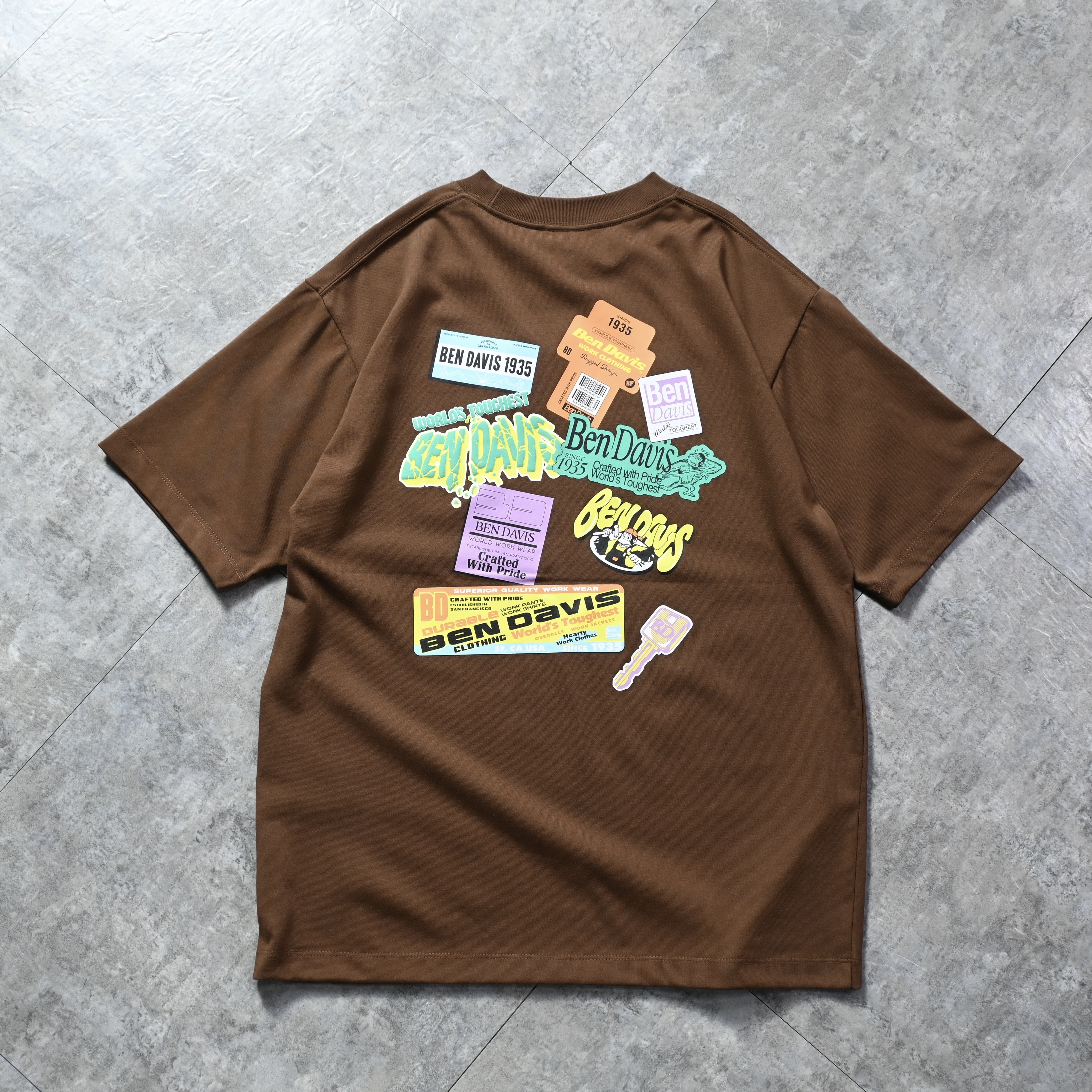 Ben Davis JP Fridge Door Back Side Cool Touch Tee