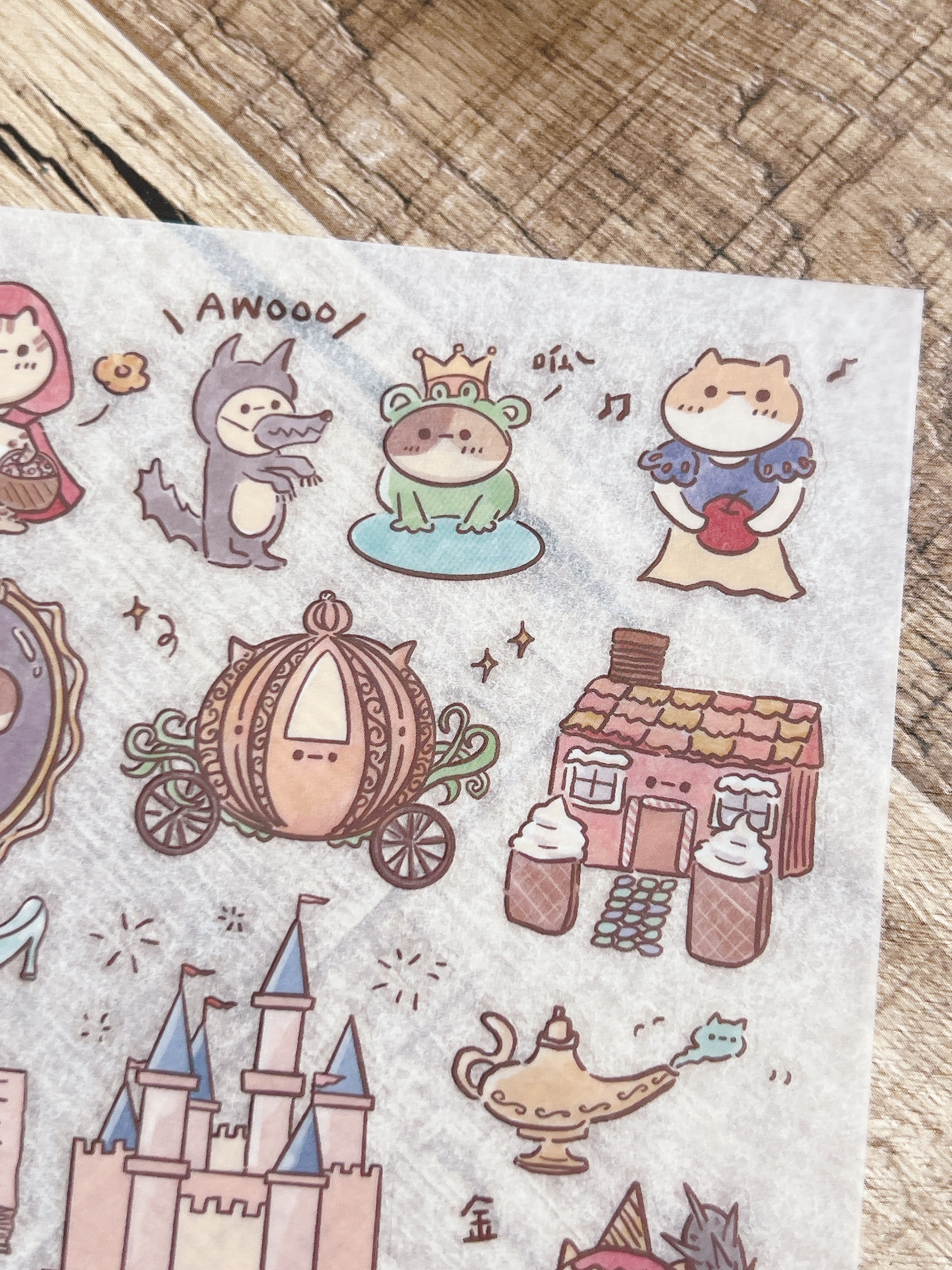 嗨賴 x LUMOS｜喵的童話故事系列 轉印貼紙