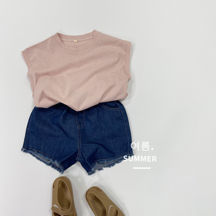 時髦破壞鬚鬚牛仔短褲