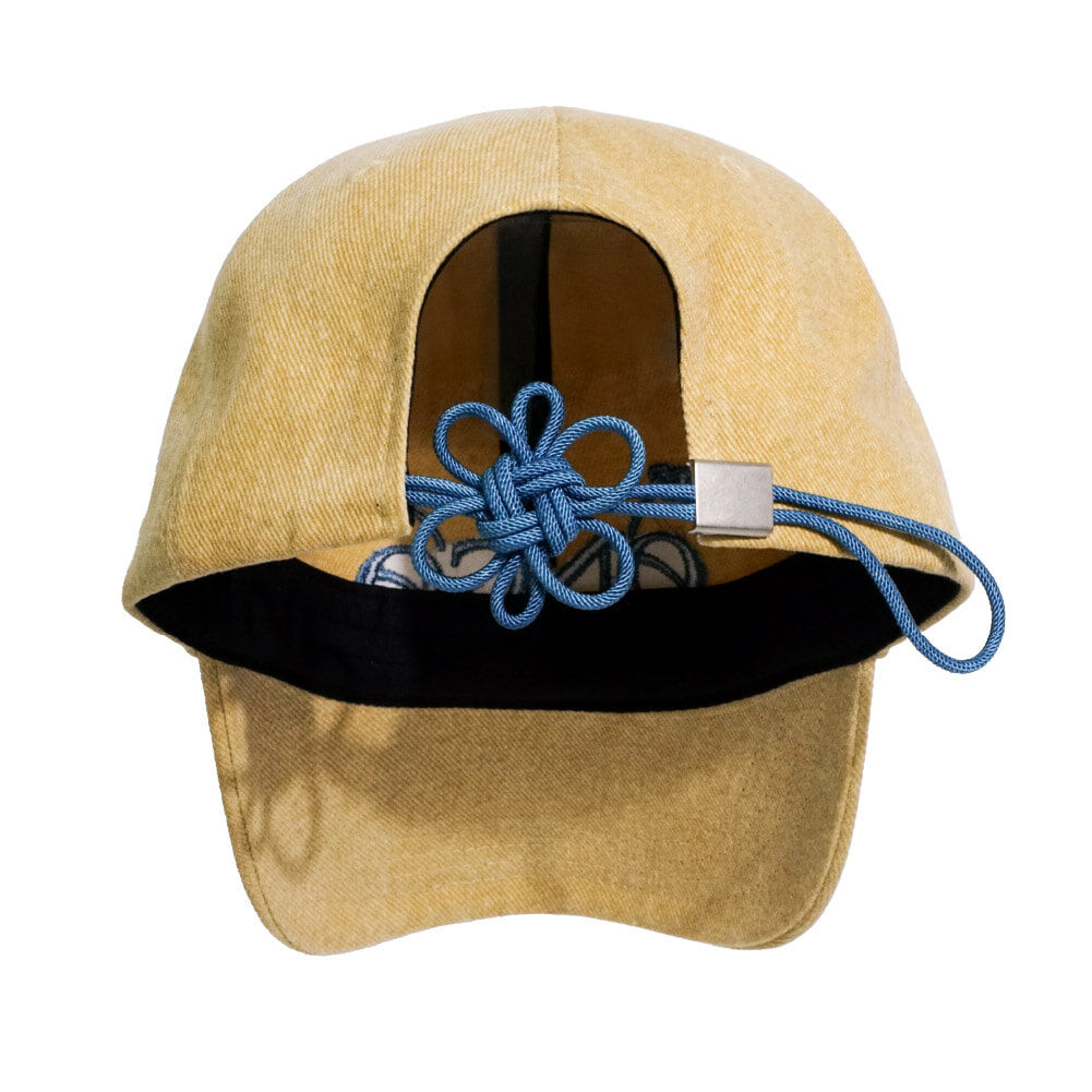 Old Things Never Die LOGO PIGMENT CAP - YELLOW