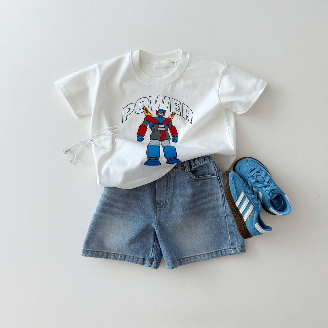 韓版POWER機器人上衣