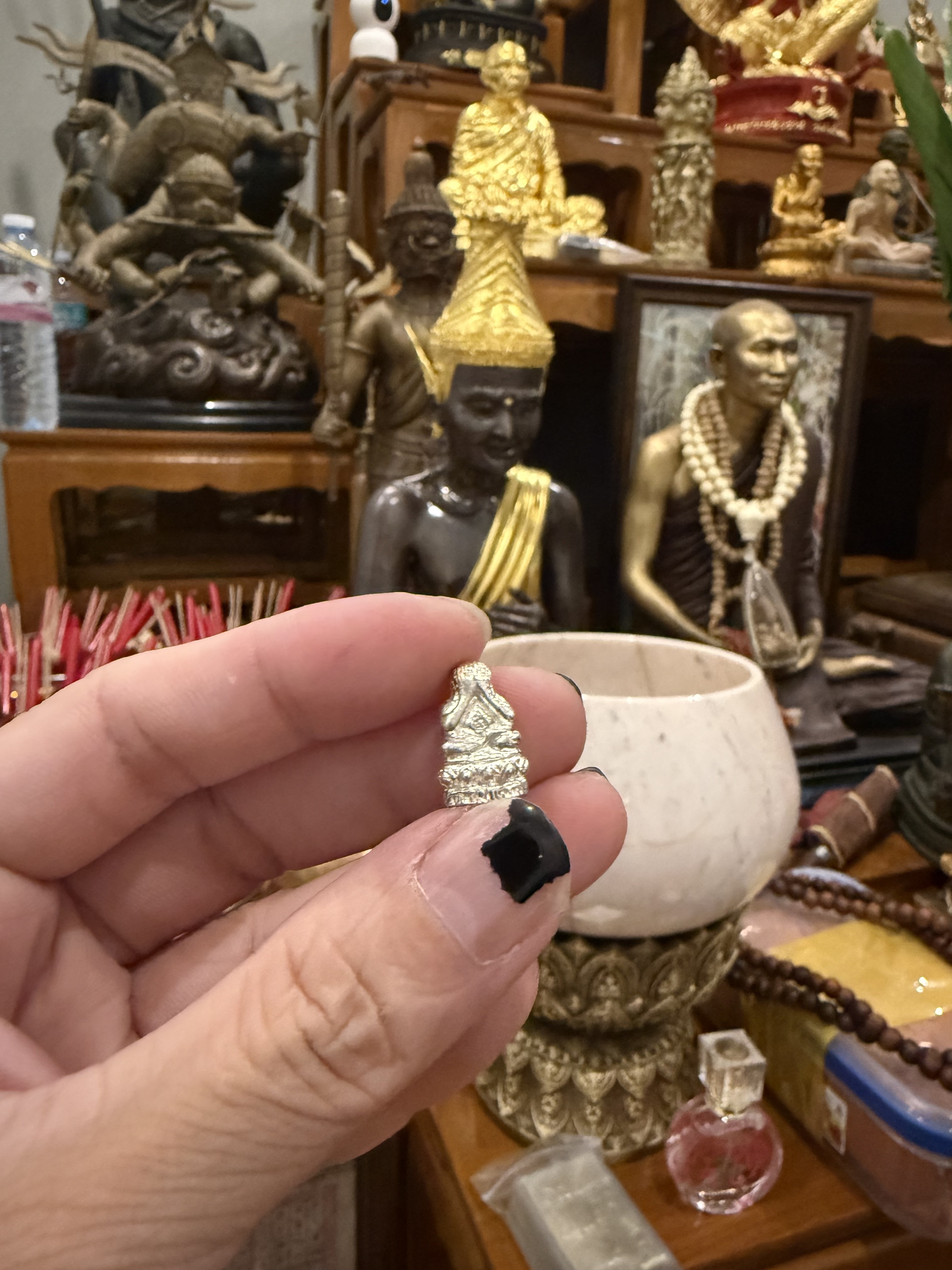 高僧 龍菩卡賢 純銀必打