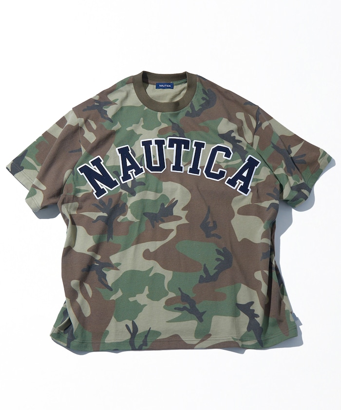 2025SS NAUTICA ARCH Logo S/S Tee 貼布 寬鬆 迷彩 短T 短袖 大LOGO 現貨 1026207500199