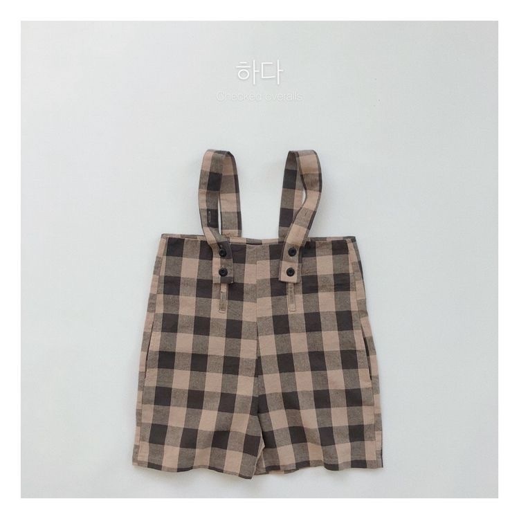 夏季棉麻摩卡格背帶褲