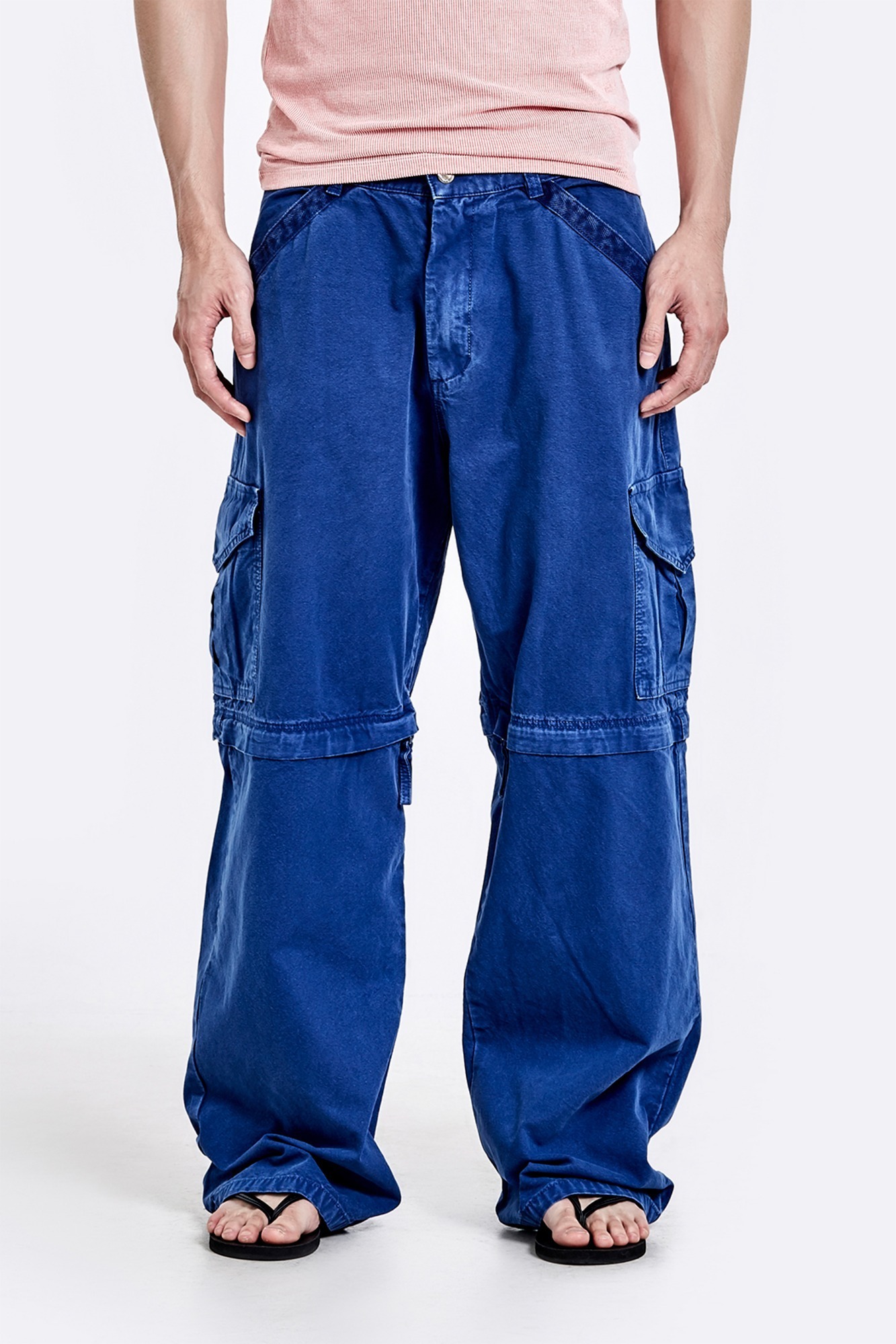 Cargo Pants - Washed Blue