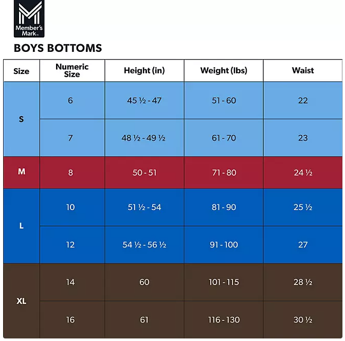 【現貨】Member's Mark G062350 男童有機棉四角內褲6條裝