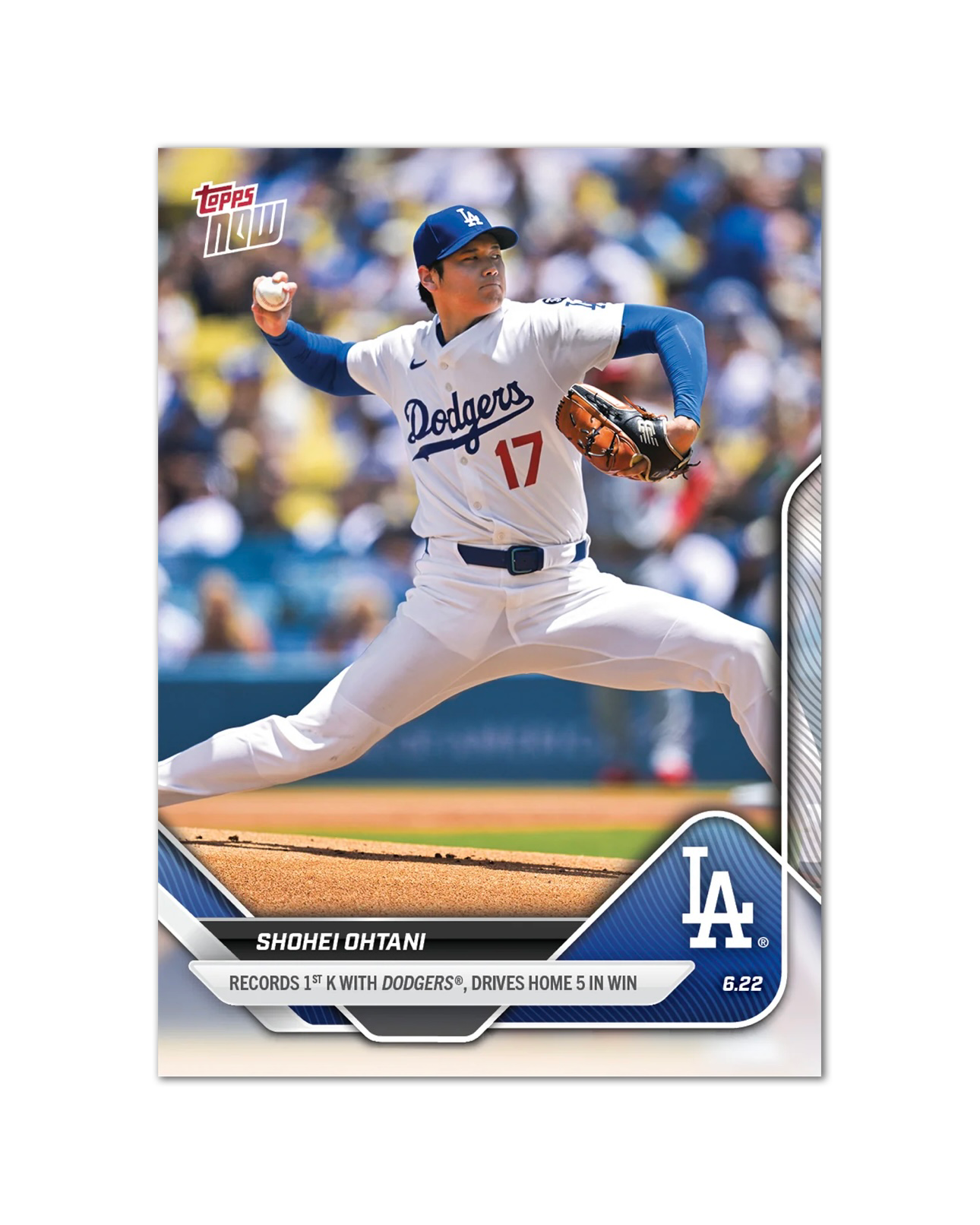 Topps 官方授權 2025 大谷翔平 Shohei Ohtani - 道奇隊 第1K 紀念卡 #338