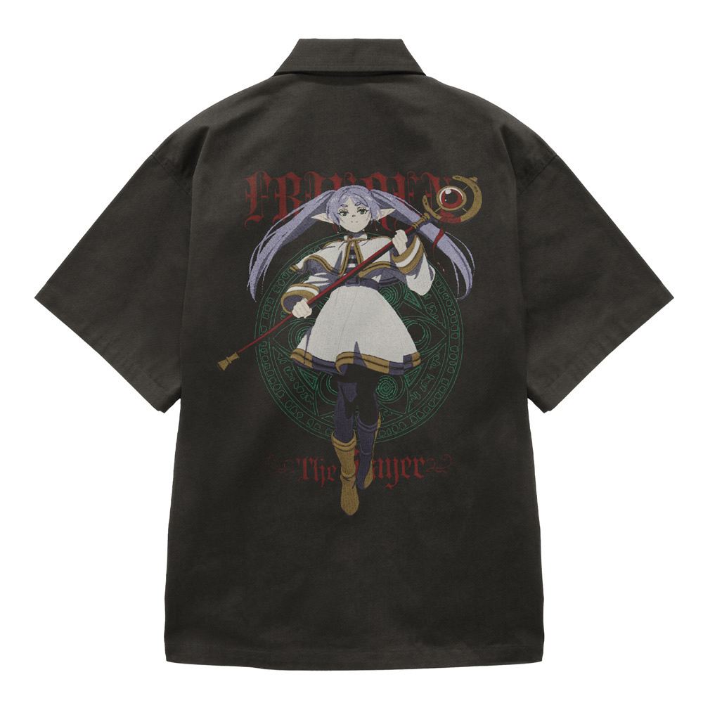 Cospa 0707 フリーレン 刺繍ワークシャツ [葬送のフリーレン] GRAY