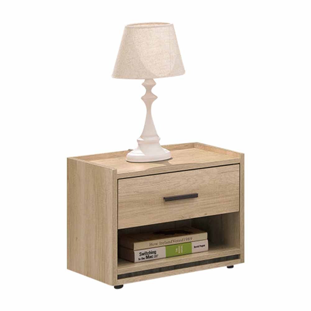 艾加1.6尺床頭櫃/單抽收納櫃/置物櫃