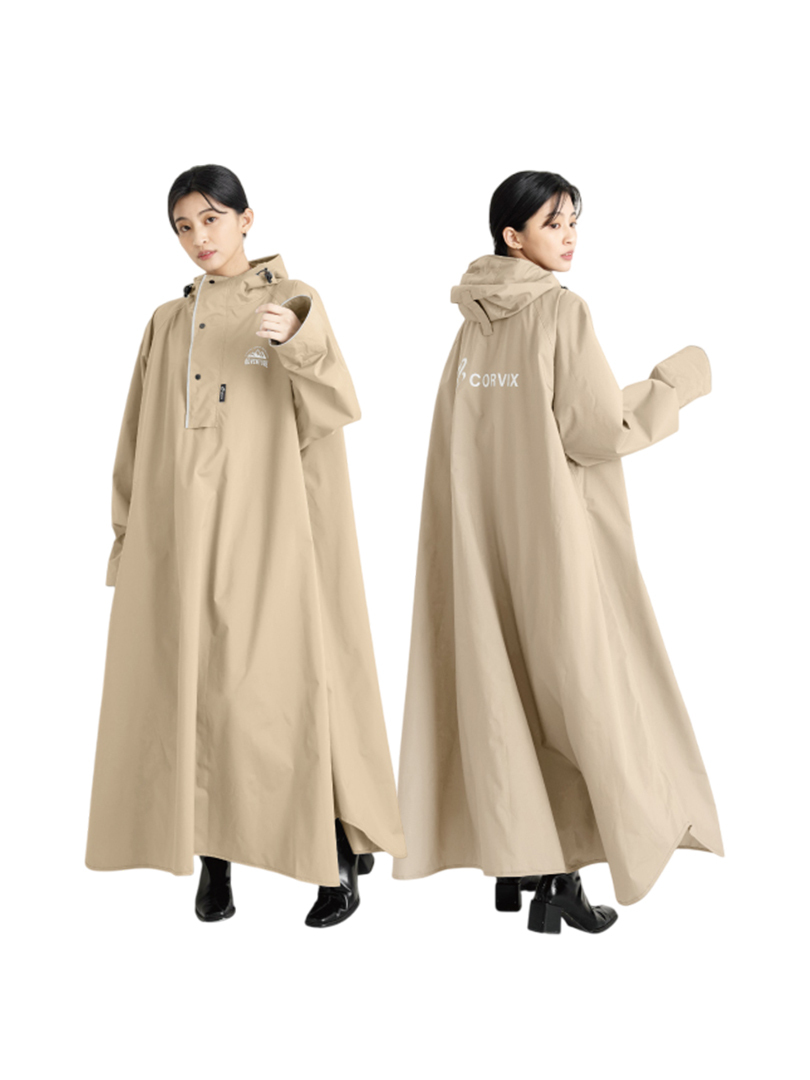 Tcf. | 奇遇行旅 一件式無拉鍊輕量雨衣(附提袋)【大振豐授權經銷】