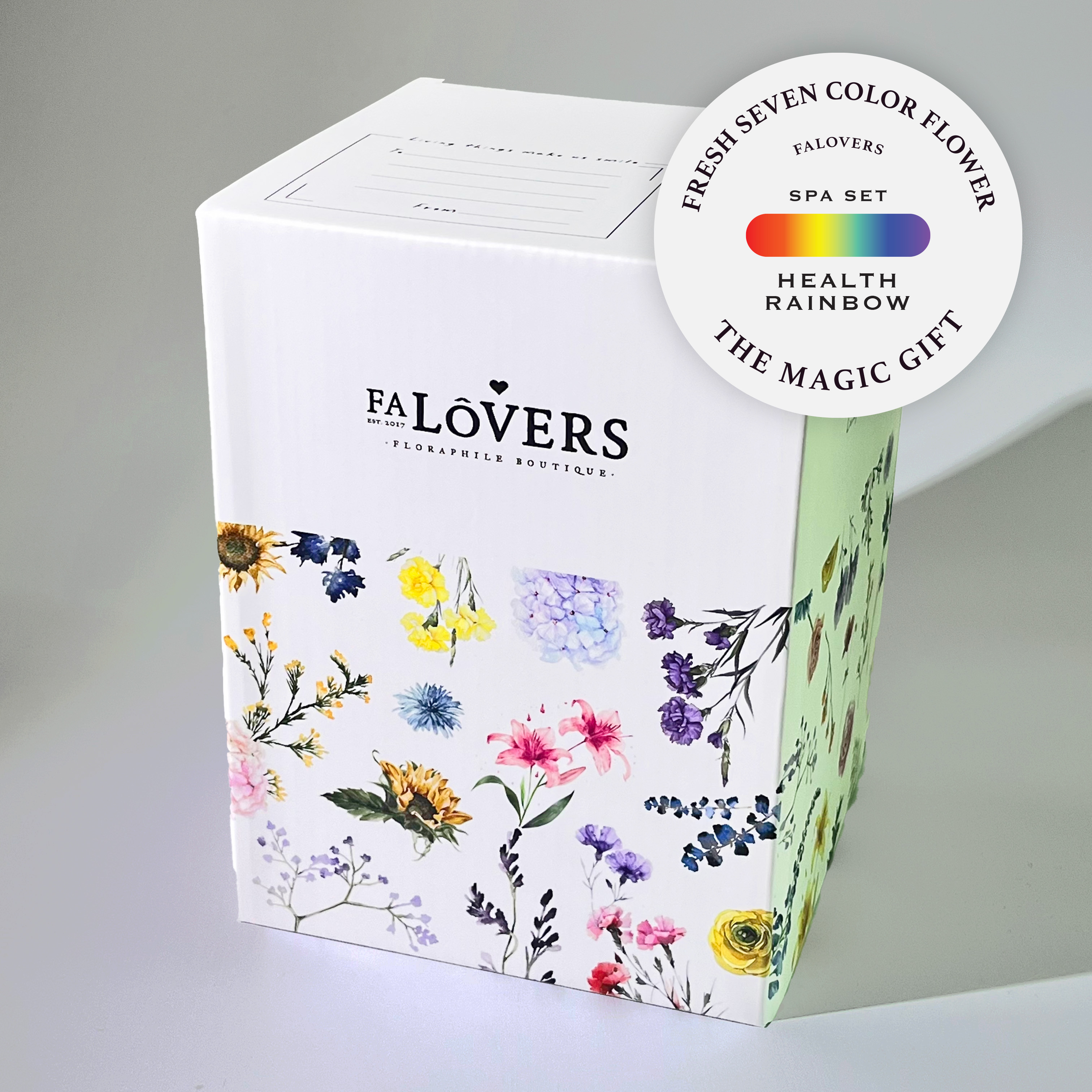 七色 •鮮花• 沐浴裝1盒7包【健康活力能量】