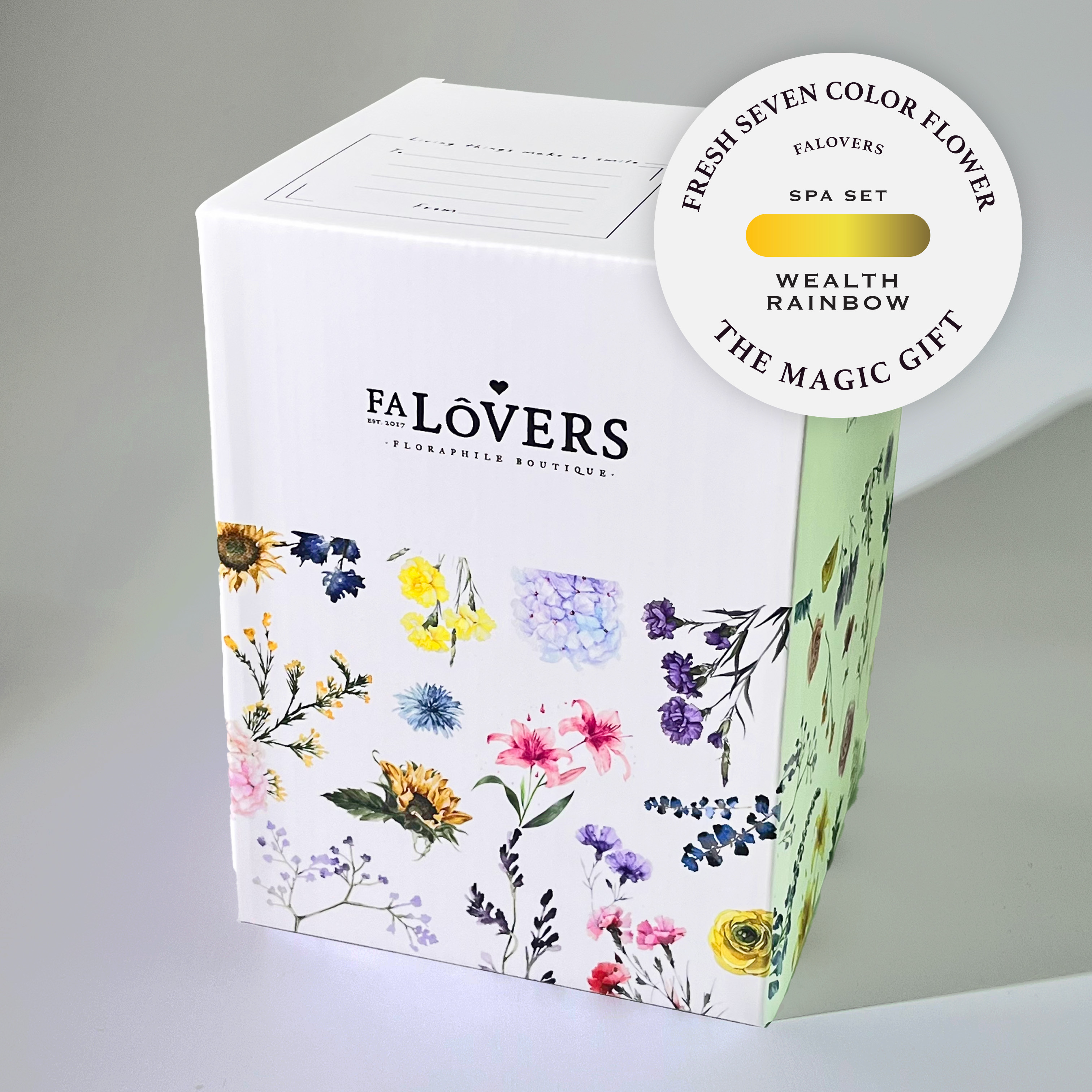 七色 •鮮花• 沐浴裝1盒7包【財富能量】