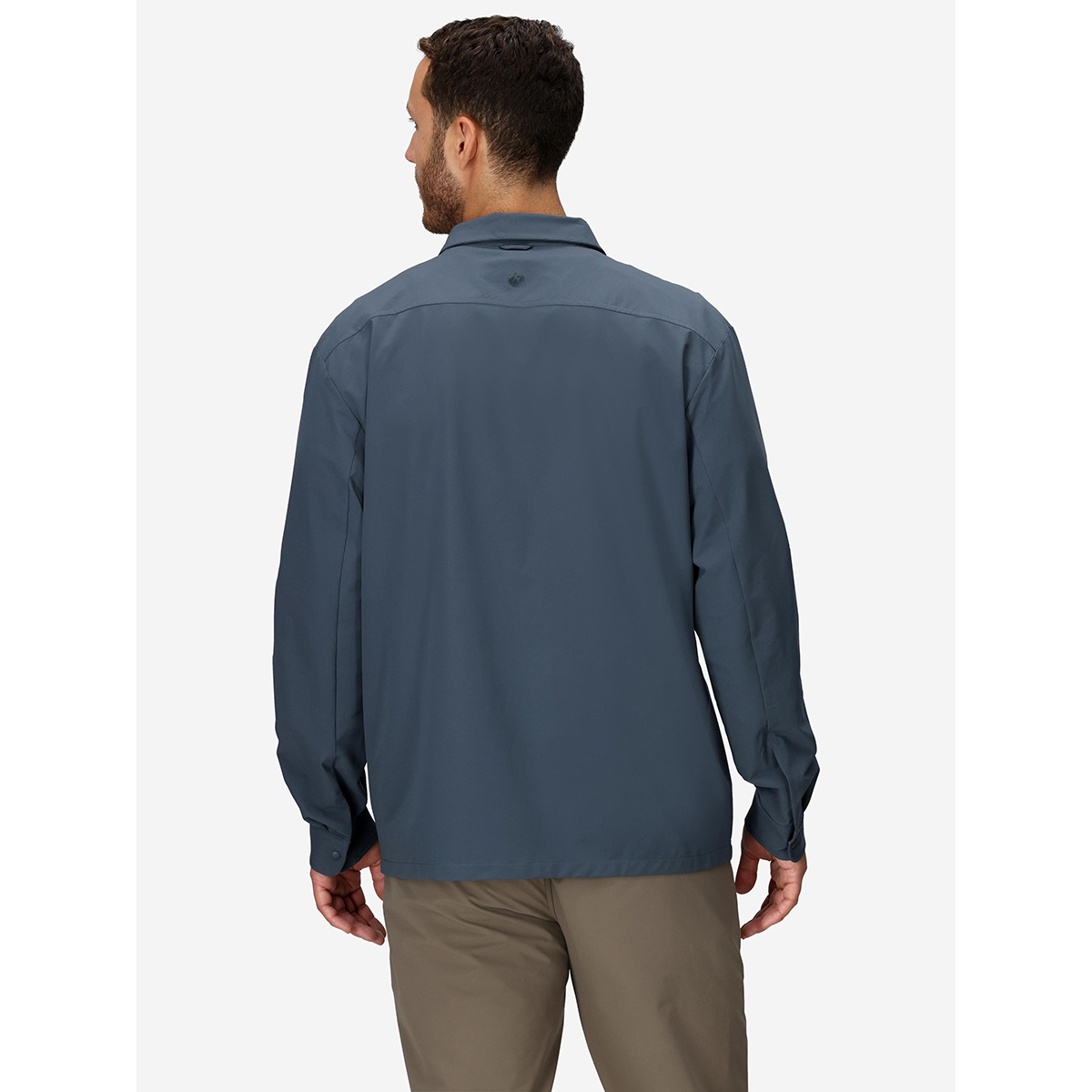 Marmot Men's AirExchange UPF 40 Overshirt 男款 Aeroform 快乾透氣長袖襯衫外套 M16047-24369 Thunderhead [HappyOutdoor]