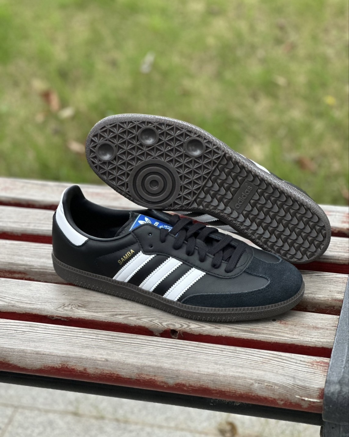 #代購 Adidas Originals Samba OG 經典復古 德訓鞋 黑 B75807