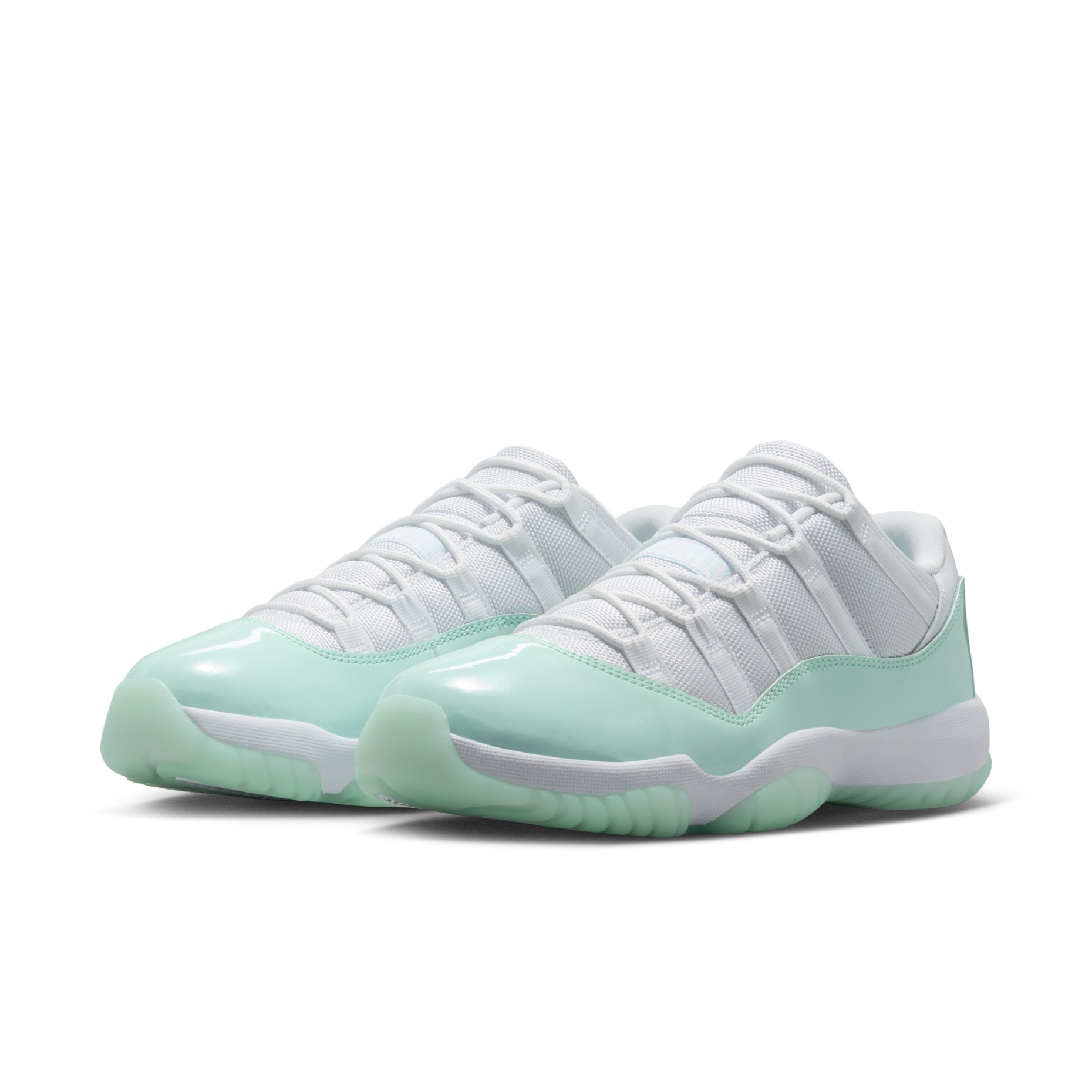 女鞋 NIKE W AIR JORDAN 11 LOW 'Retro lgloo' 薄荷綠 漆皮 冰底 低筒 籃球鞋【AH7860-103】AJ11