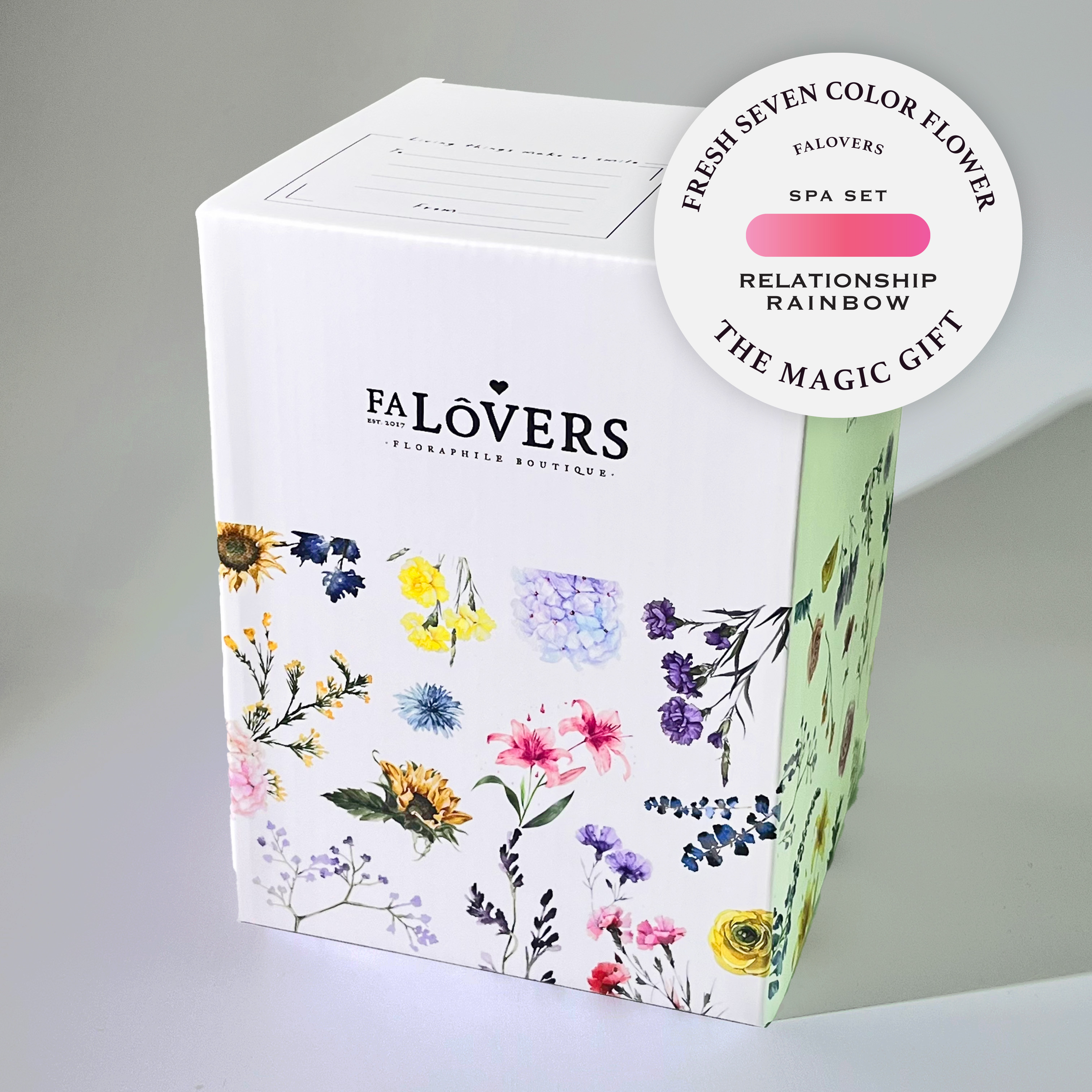 七色 •鮮花• 沐浴裝1盒7包【桃花人緣能量】