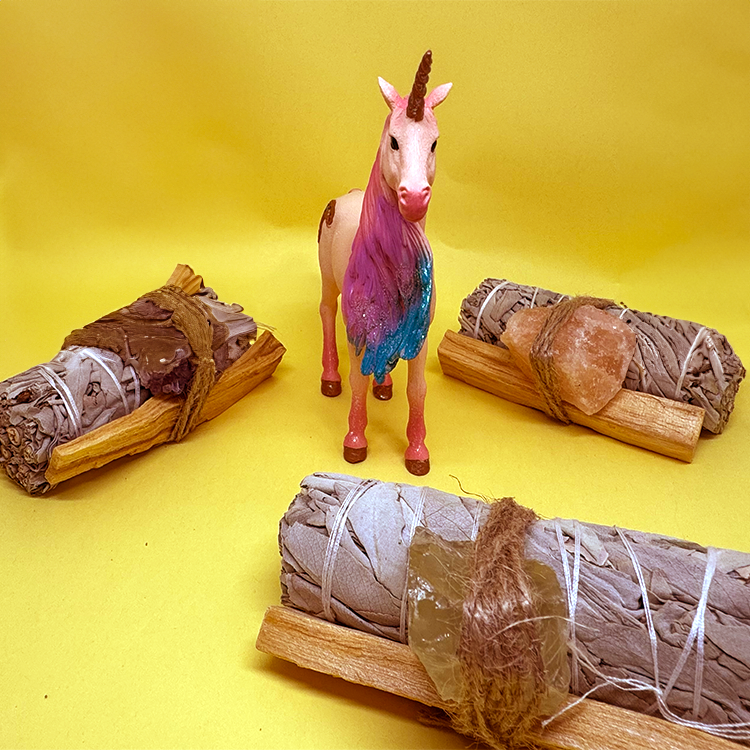 【冥想淨化】靈氣淨化白色鼠尾草＋秘魯聖木（5入）