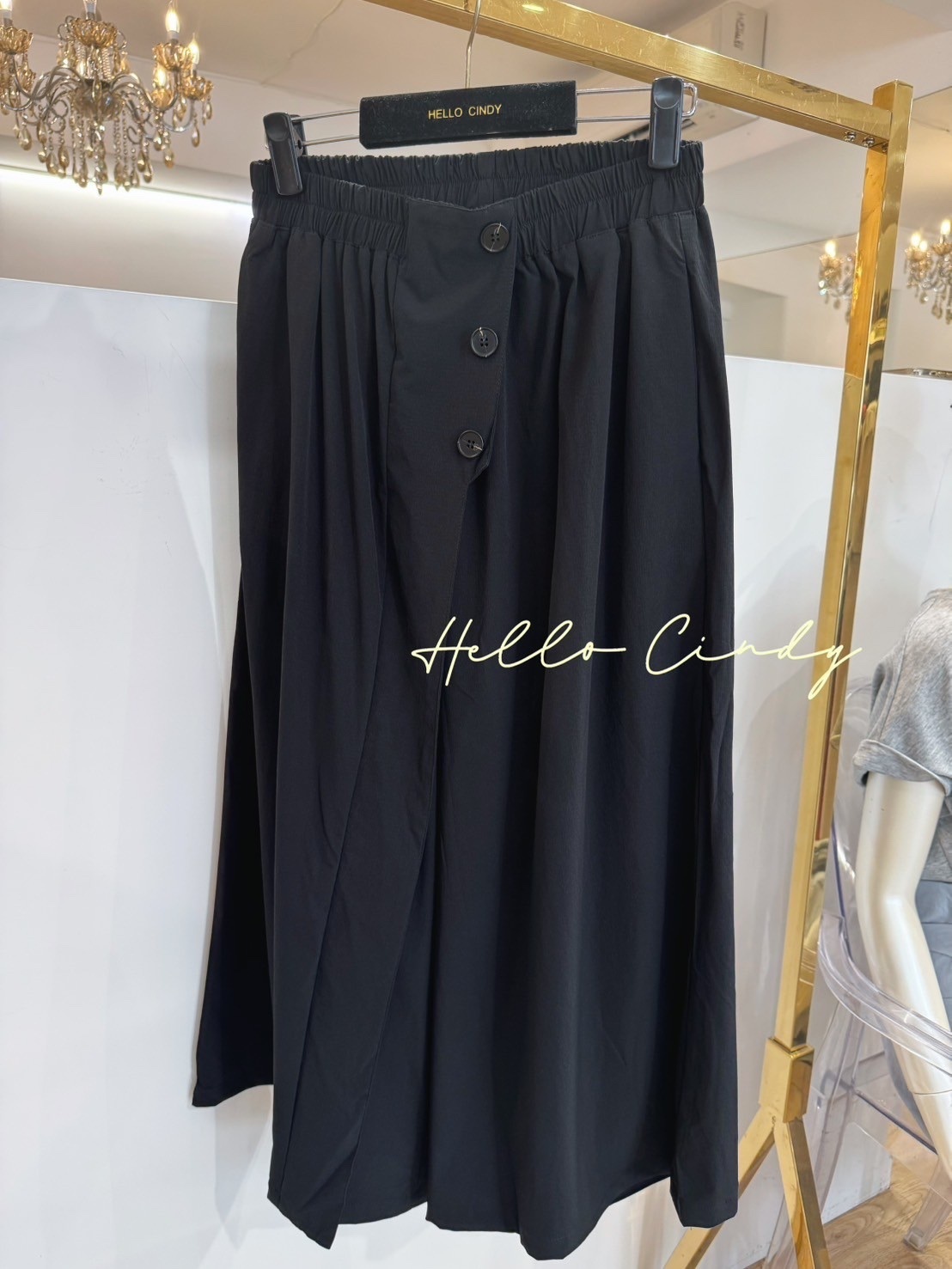 Baby系列 B06132 現貨-三釦風衣寬褲