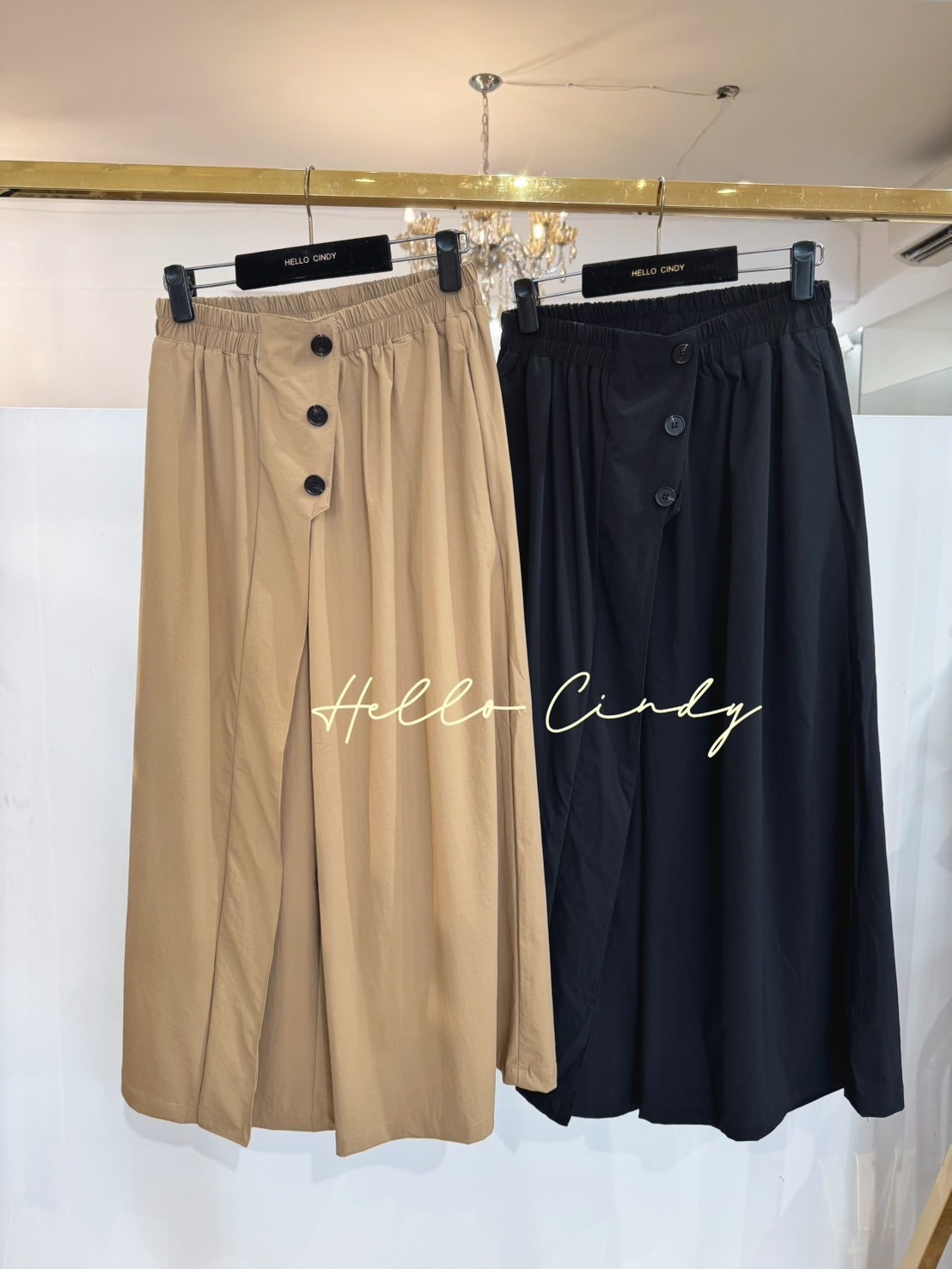 Baby系列 B06132 現貨-三釦風衣寬褲