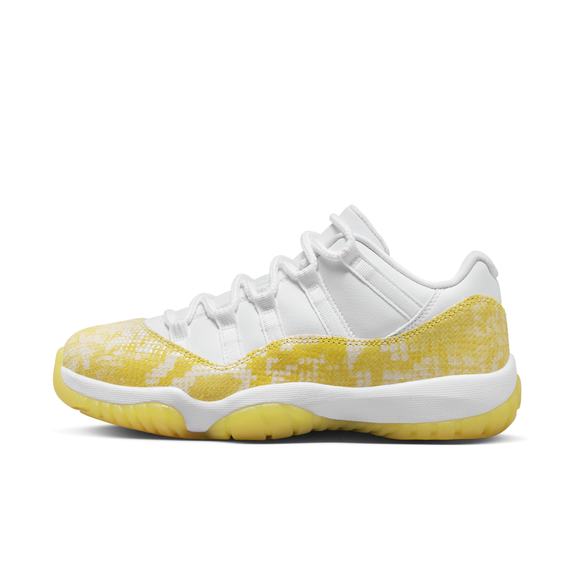 女鞋 NIKE W AIR JORDAN 11 LOW 'Yellow Snakeskin' 蛇紋黃 黃金蟒 漆皮 低筒 籃球鞋【AH7860-107】AJ11