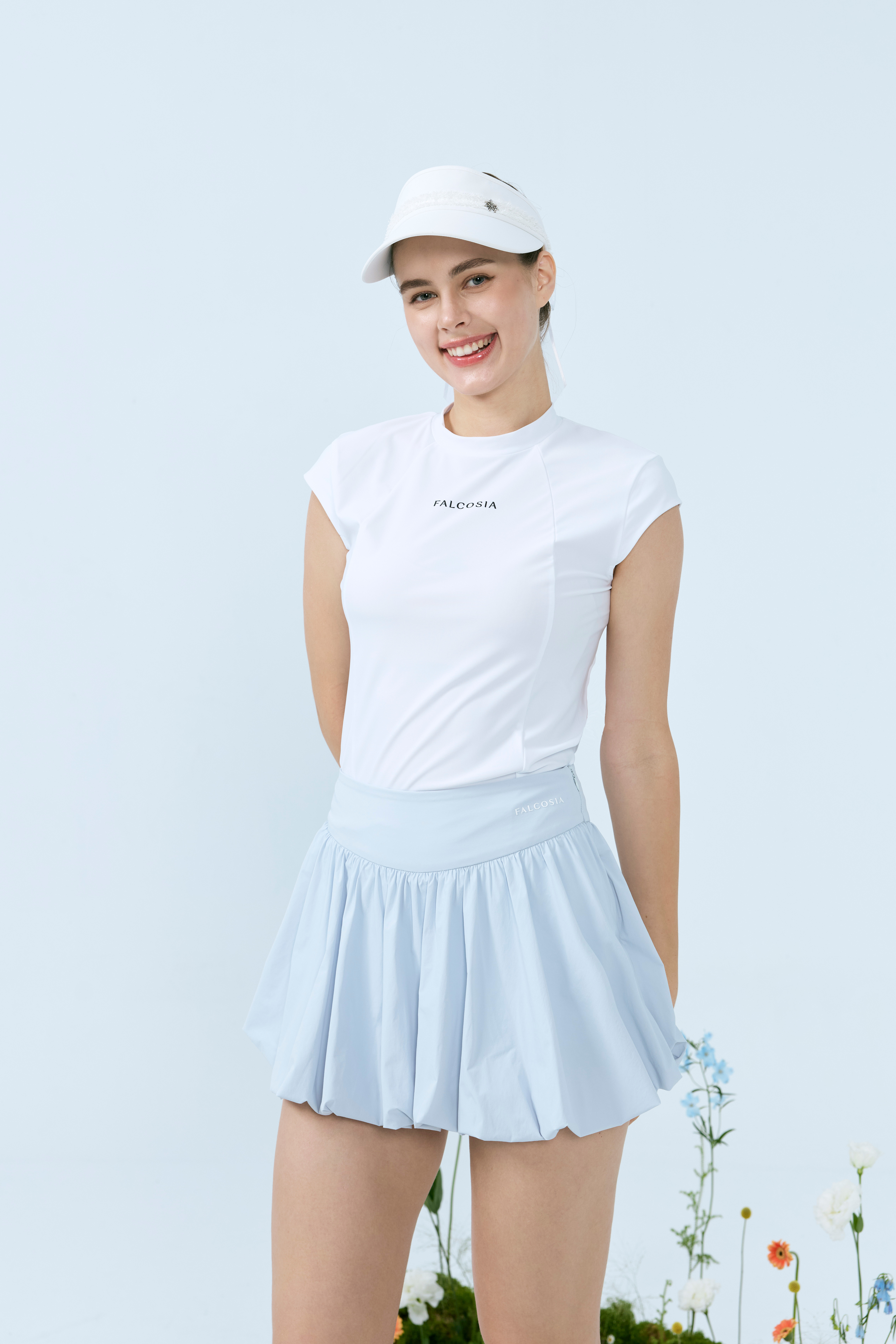 越嶺女短衫-純淨白