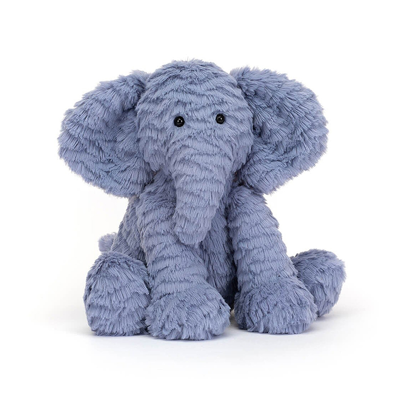 Jellycat Fuddlewuddle Elephant 波浪毛大象