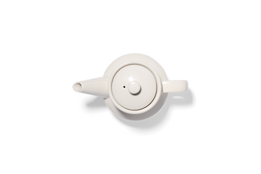 STUDIO M' - CAUSETTE復古茶壺 / 白色