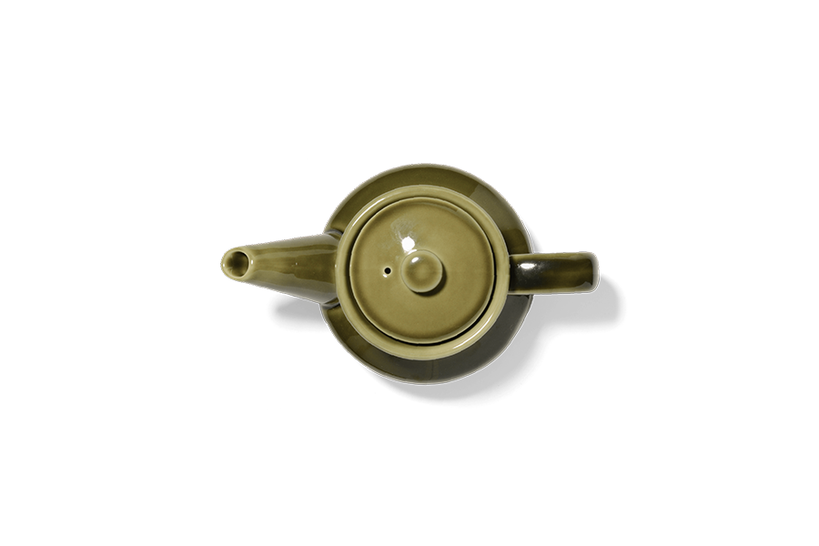 STUDIO M' - CAUSETTE復古茶壺 / 橄欖色