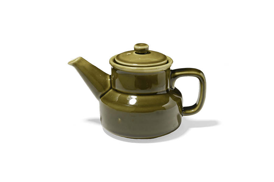 STUDIO M' - CAUSETTE復古茶壺 / 橄欖色