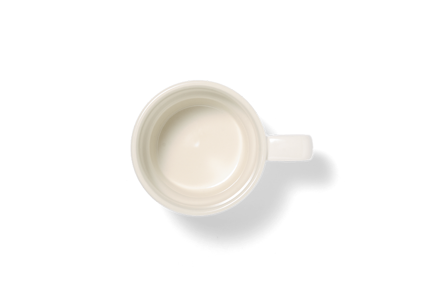 STUDIO M' - CAUSETTE復古馬克杯 / 白色