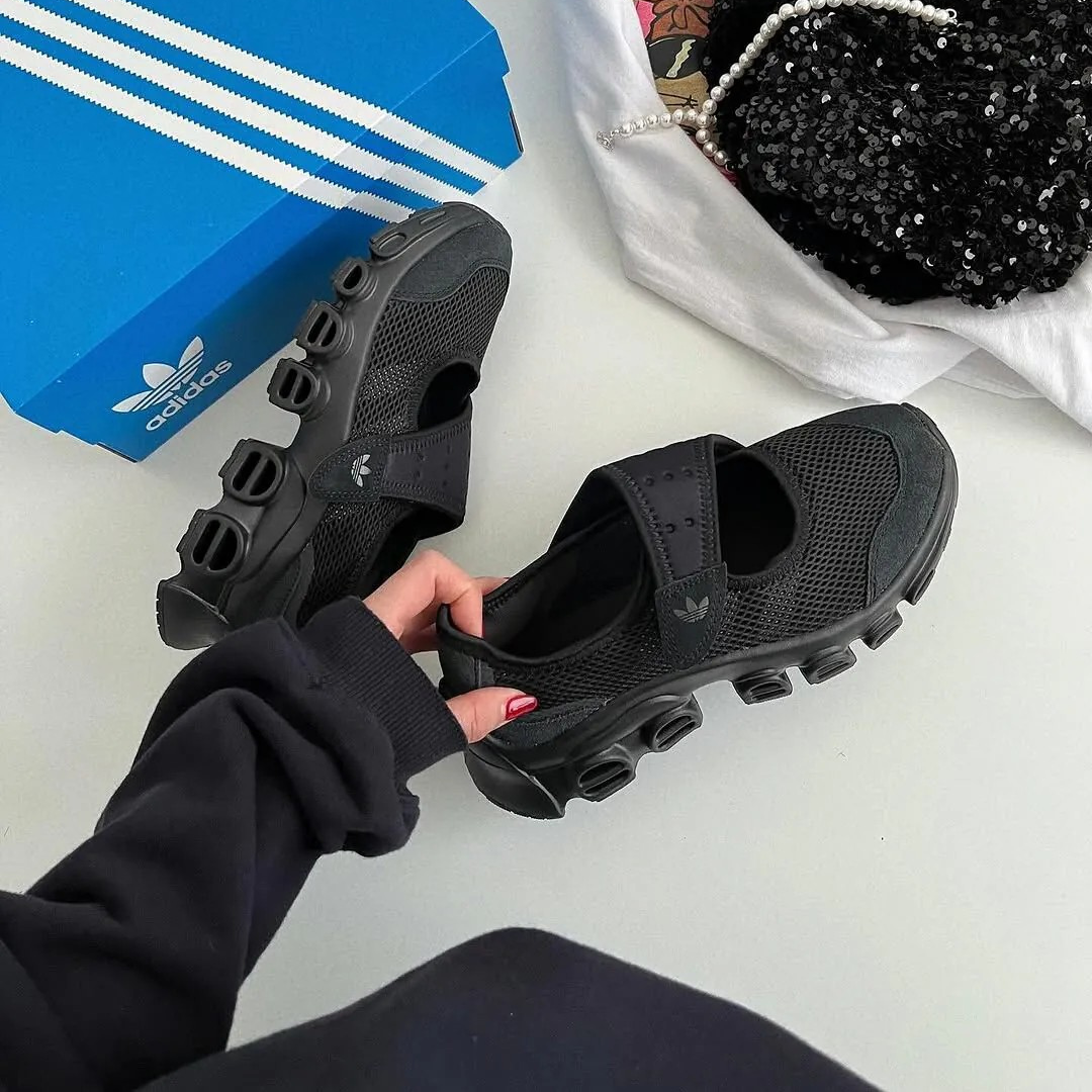 "調貨" ADIDAS ADIFOM MEGAJANE 黑色 運動涼鞋 女鞋 JI2416