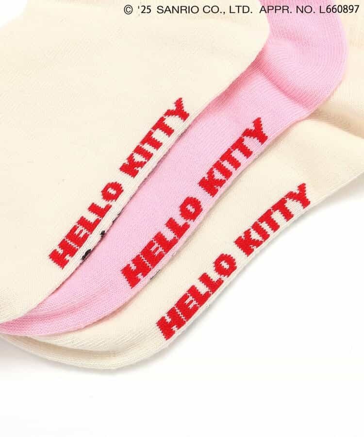 日本 BREEZE - Hello Kitty 超可愛運動感襪 (19-21，1組3入) J354965