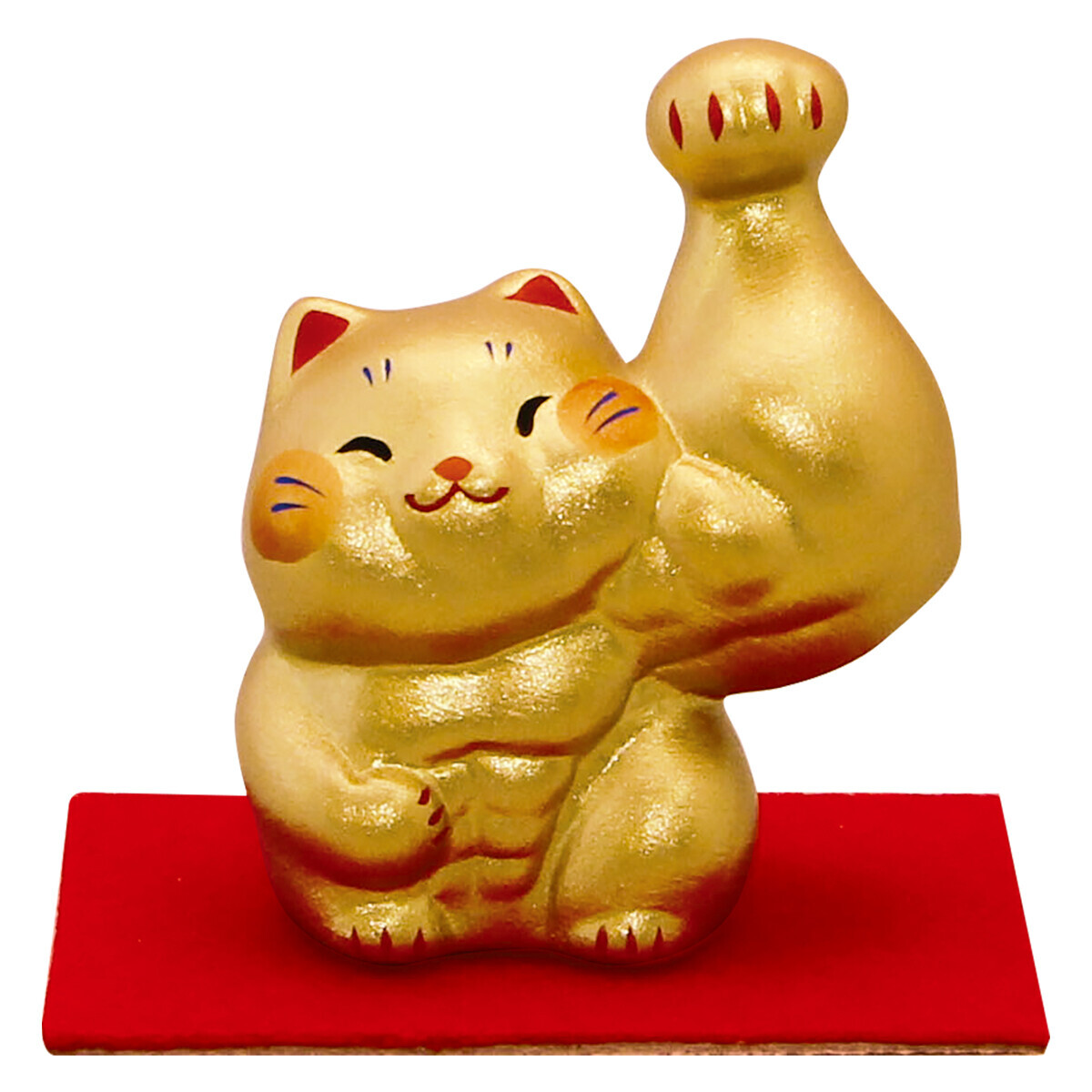 日式陶瓷強臂招財貓擺設(左) (非日本製)