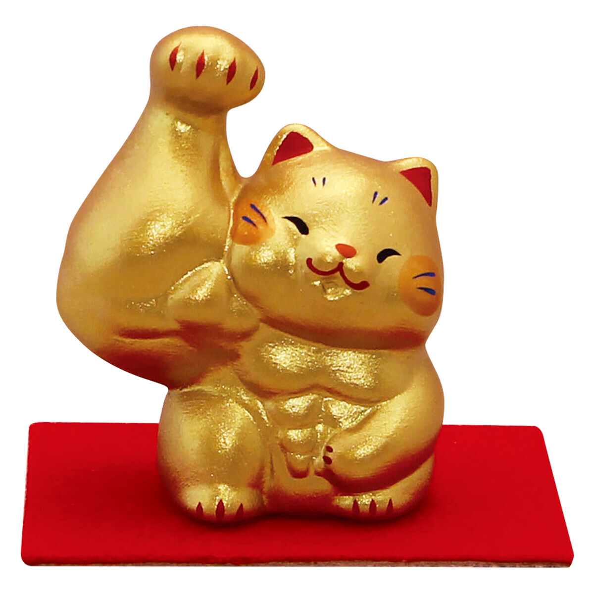 日式陶瓷強臂招財貓擺設(右) (非日本製)