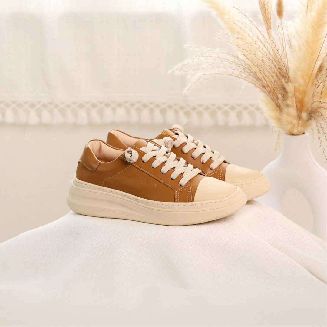 布拉格‧厚底鞋 深焙棕(真皮女鞋/真皮厚底鞋/乳膠鞋墊)