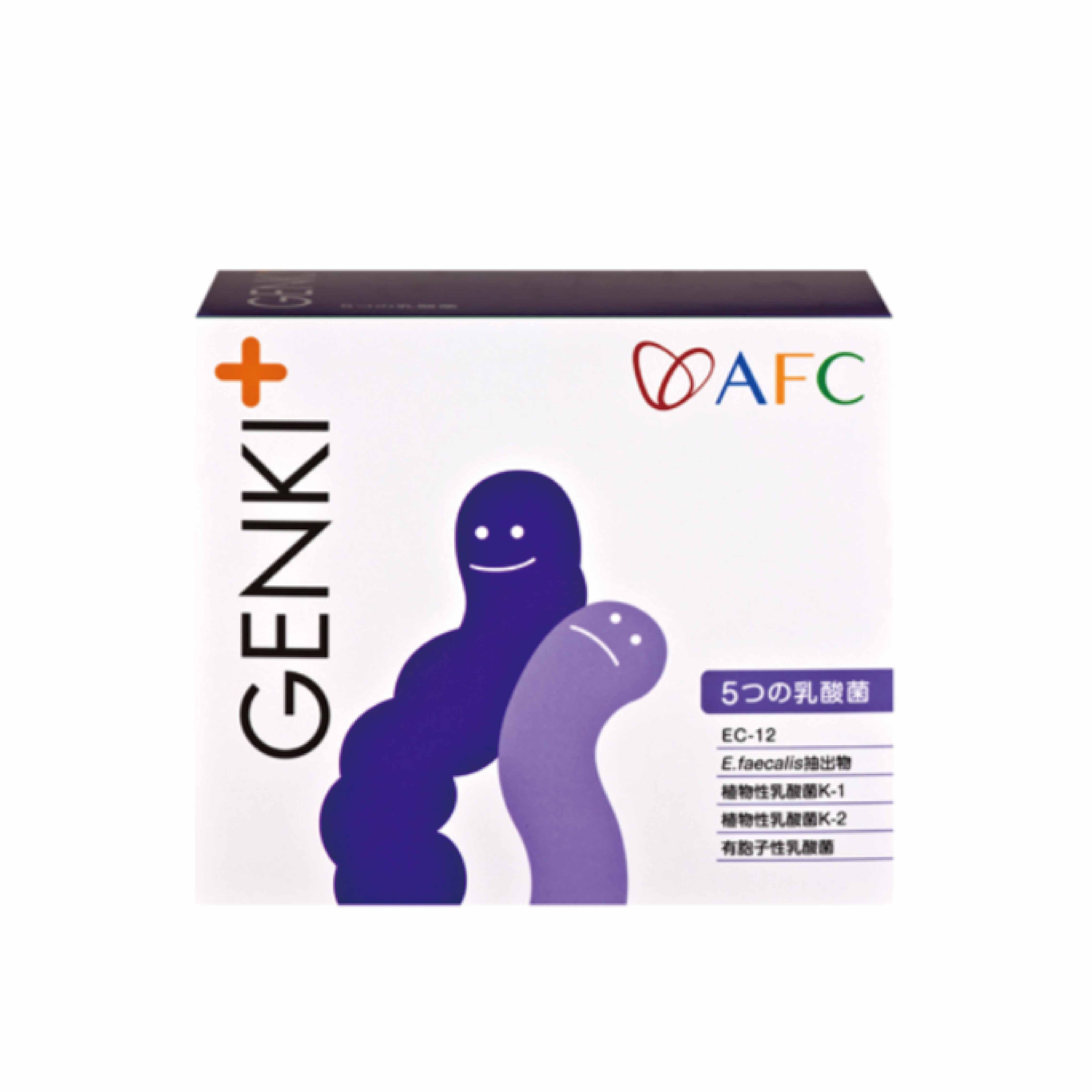 AFC GENKI+每日快調 森永乳酸菌 60包/盒