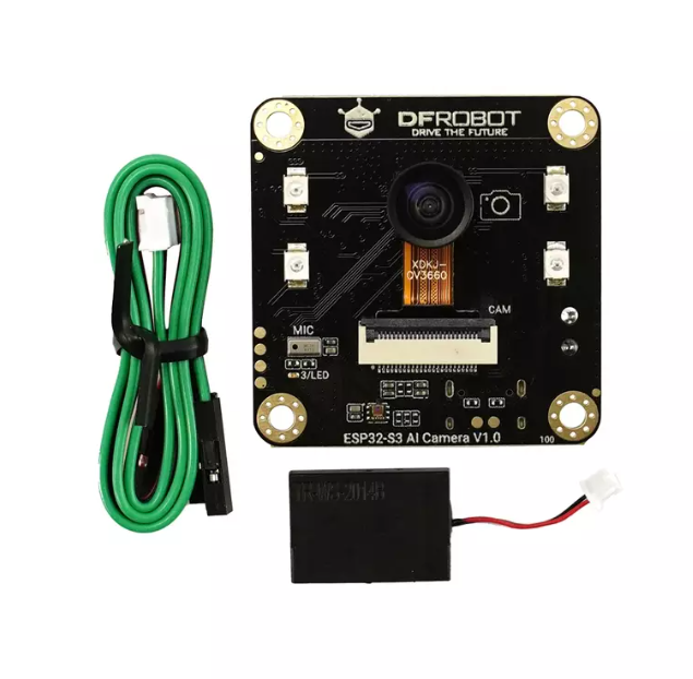 ESP32-S3 AI Camera模組 邊緣影像辨識、夜視、ChatGPT 語音互動