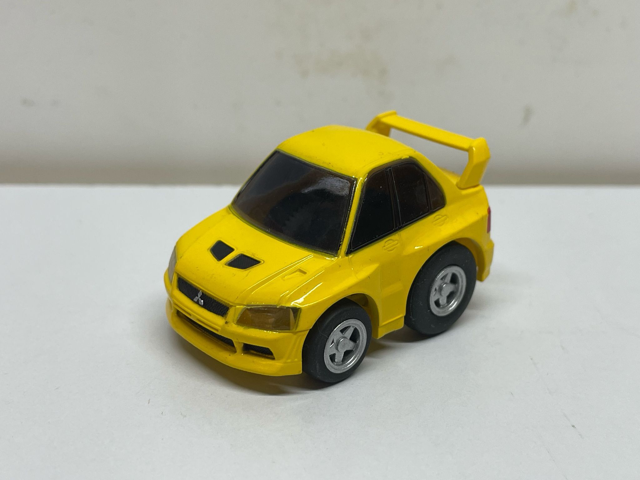 CHORO Q MITSUBISHI LANCER EVOLUTION VII YELLOW LOOSE