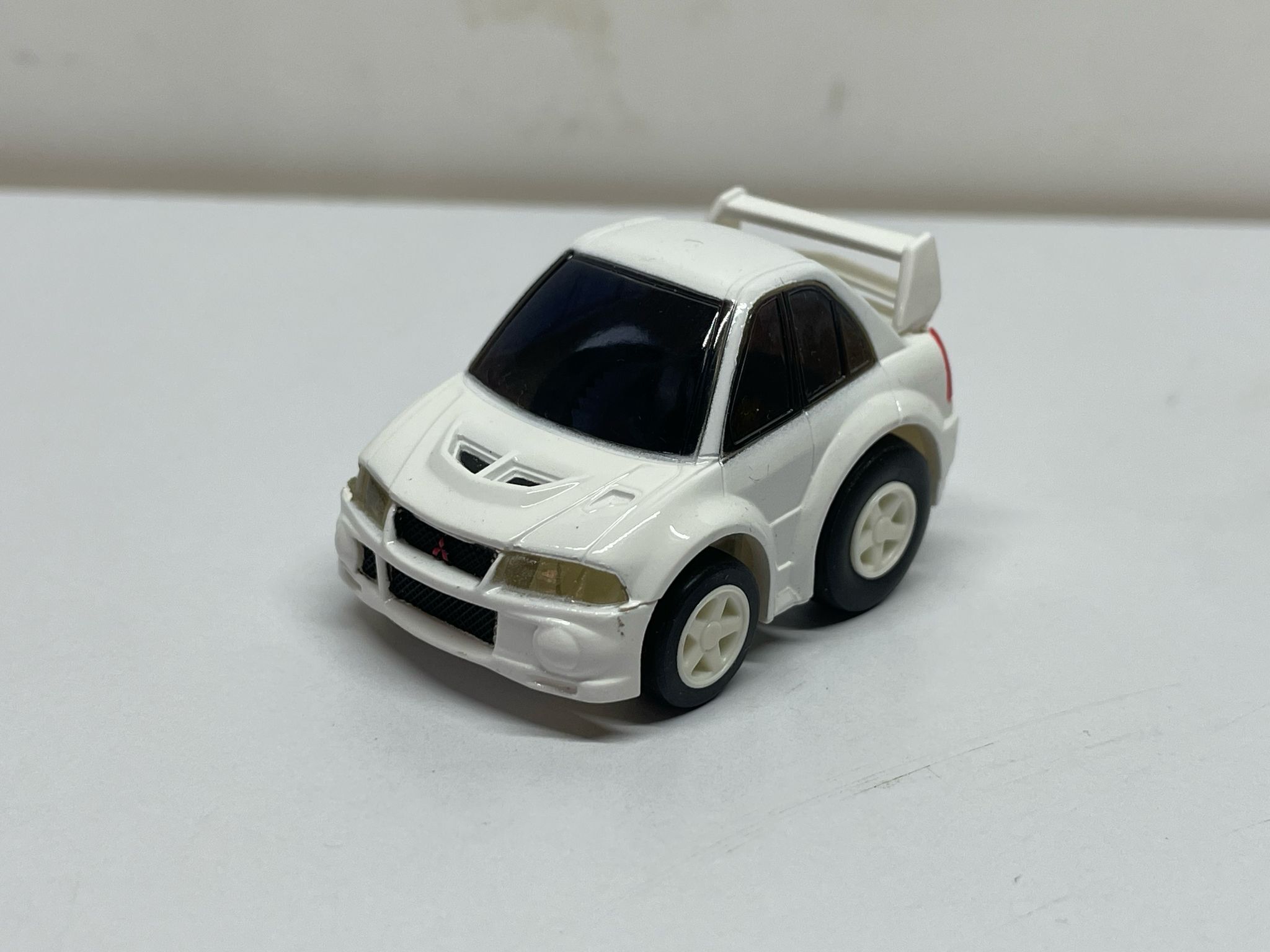 CHORO Q MITSUBISHI LANCER EVOLUTION VI WHITE LOOSE
