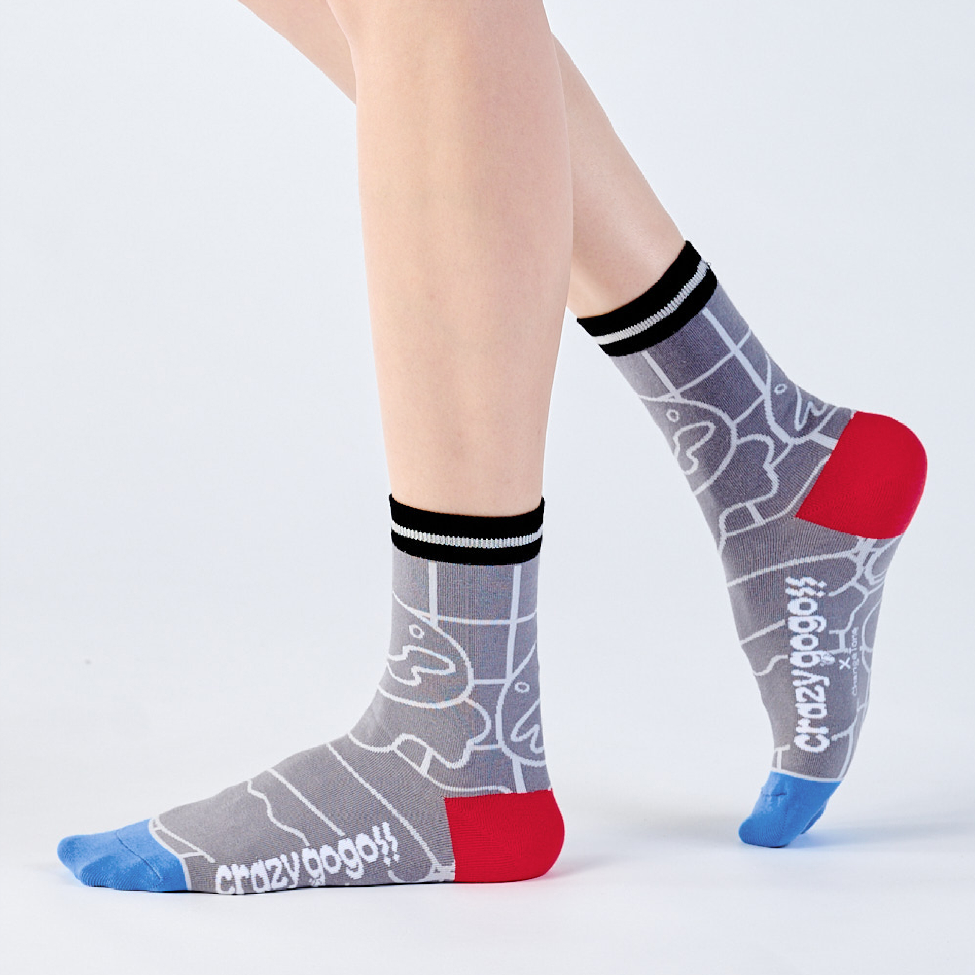 格子鬆餅〈灰〉