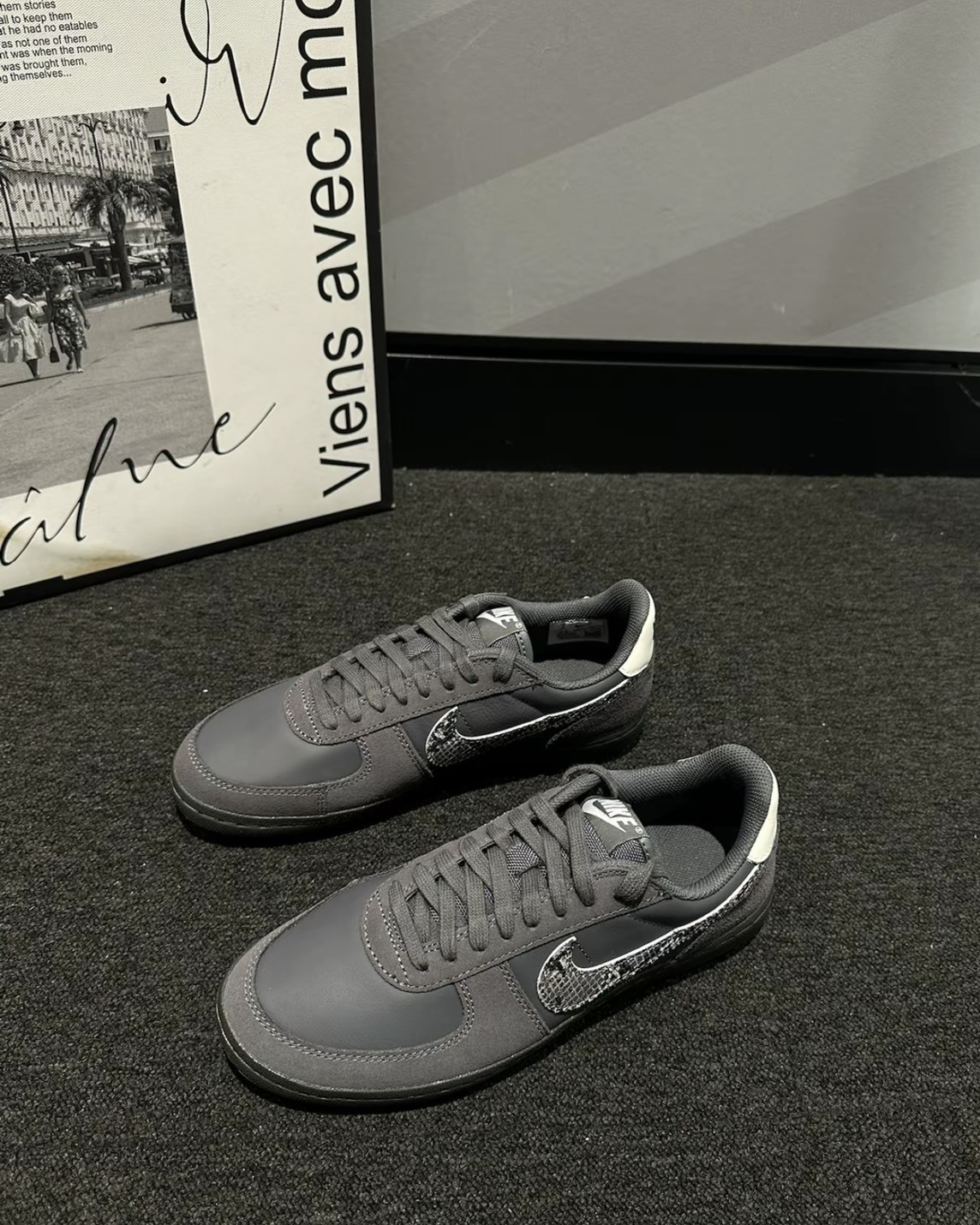 【預購】NIKE FIELD GENERAL 82 黑麟紋理 IF0667001