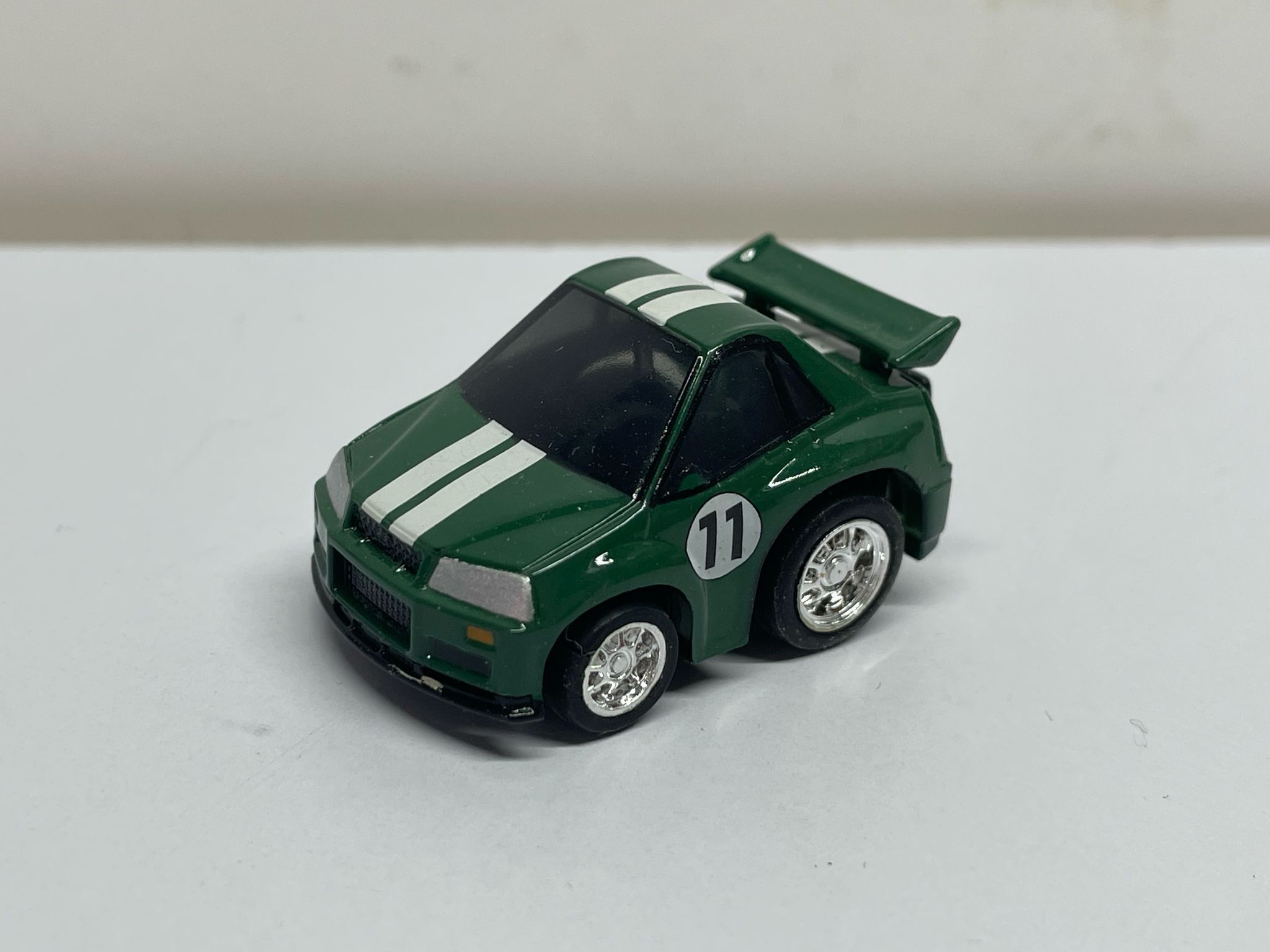 CHORO Q CHIBIKKO NISSAN SKYLINE GT-R R34 GREEN