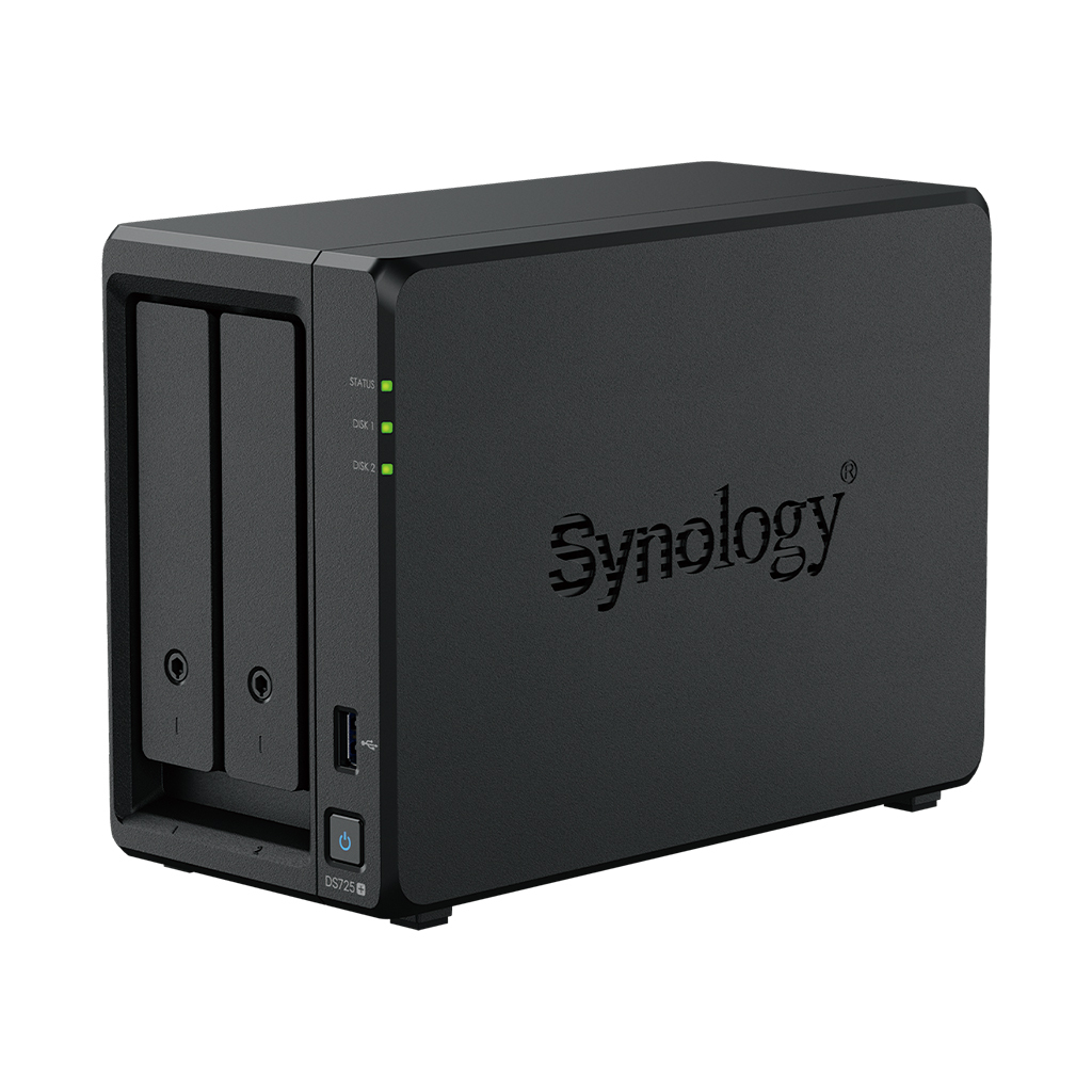 Synology 群暉 DS725+ 2Bay NAS 網路儲存伺服器