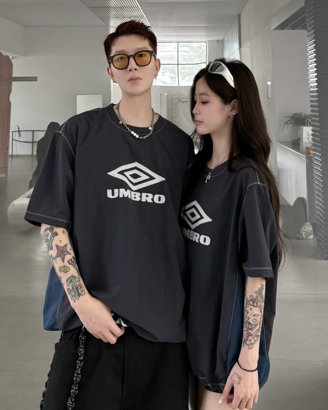 【預購】UMBRO LOGO寬版圓領短T 2色 U2125250279